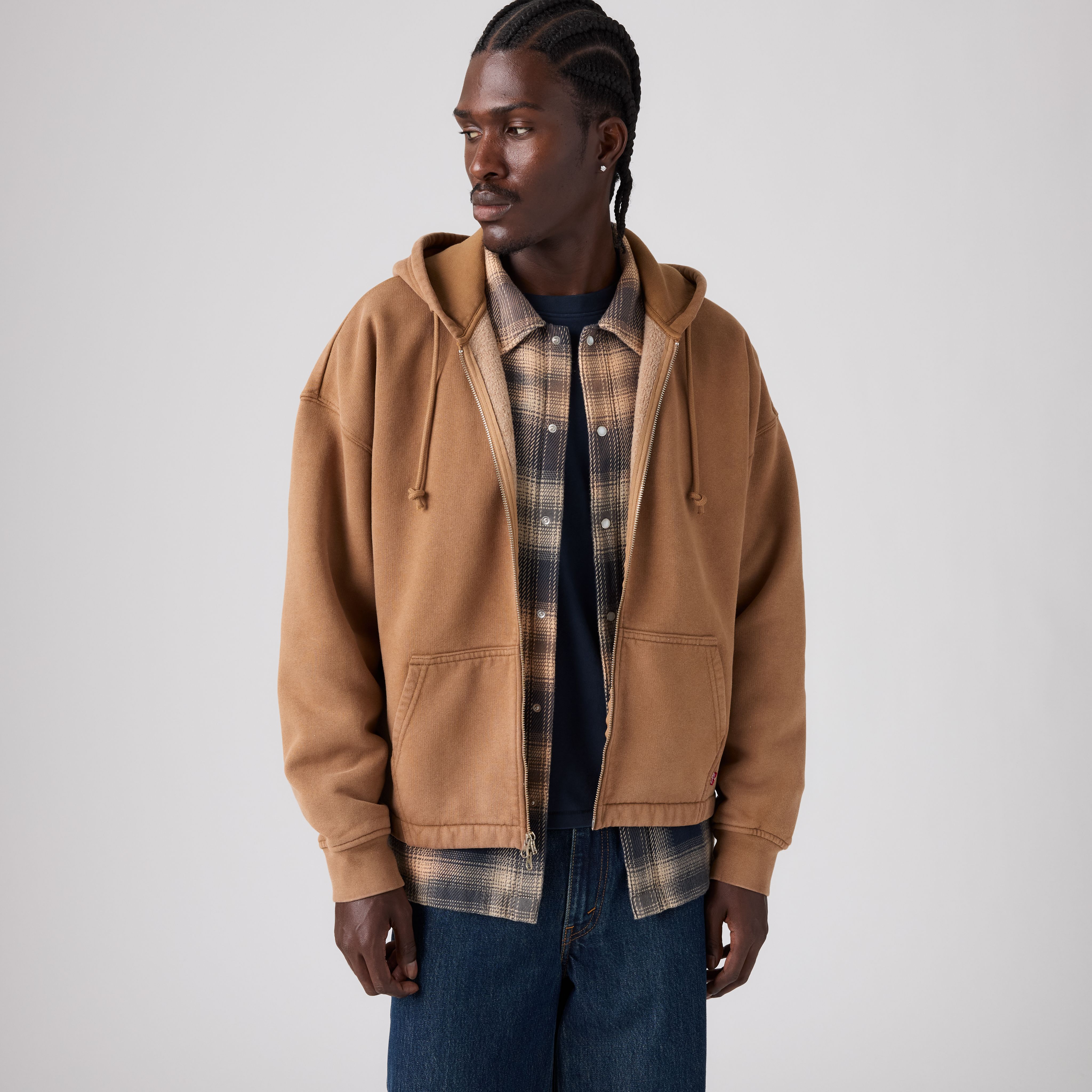 Open Hem Hoodie 1