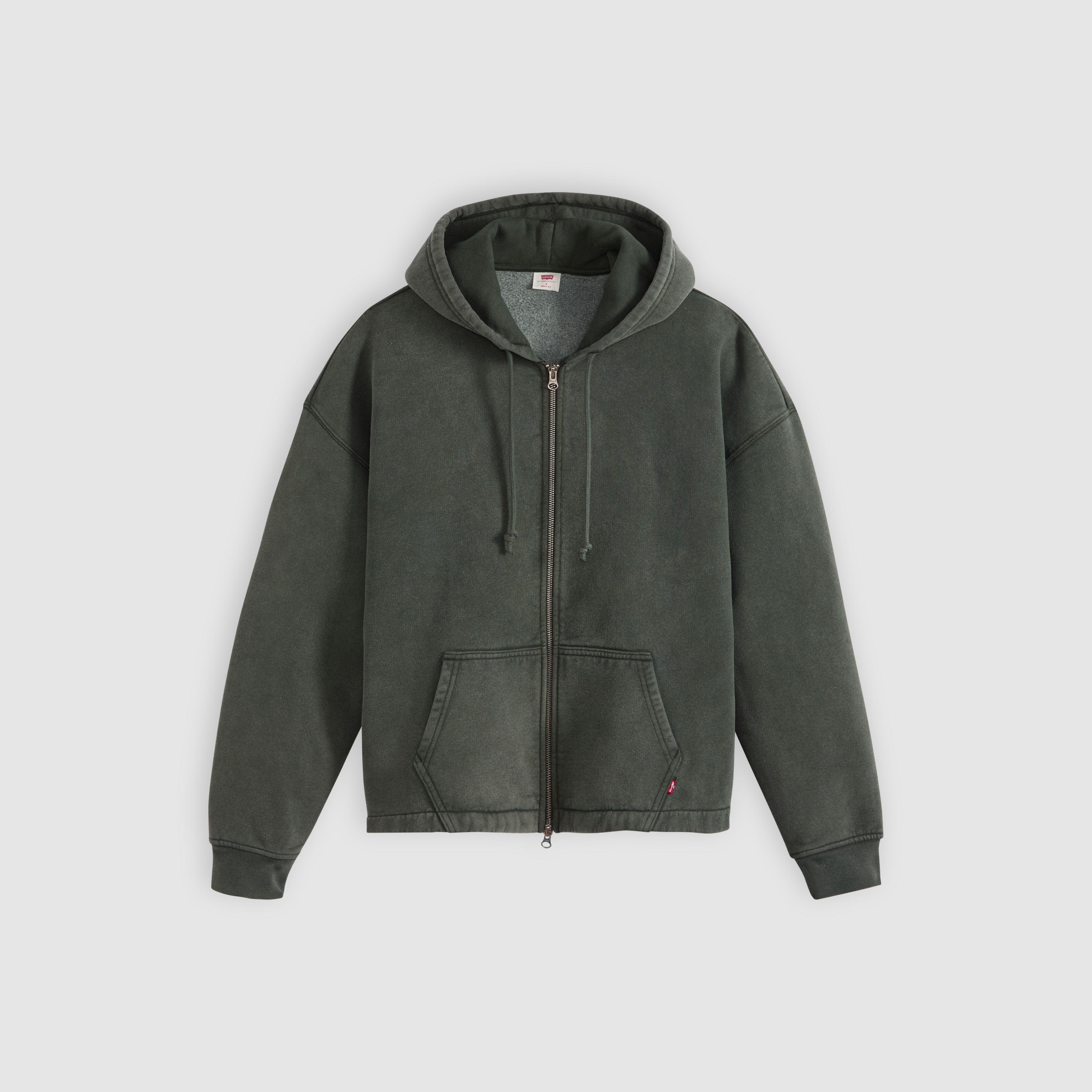 Felpa con cappuccio Open Hem 7