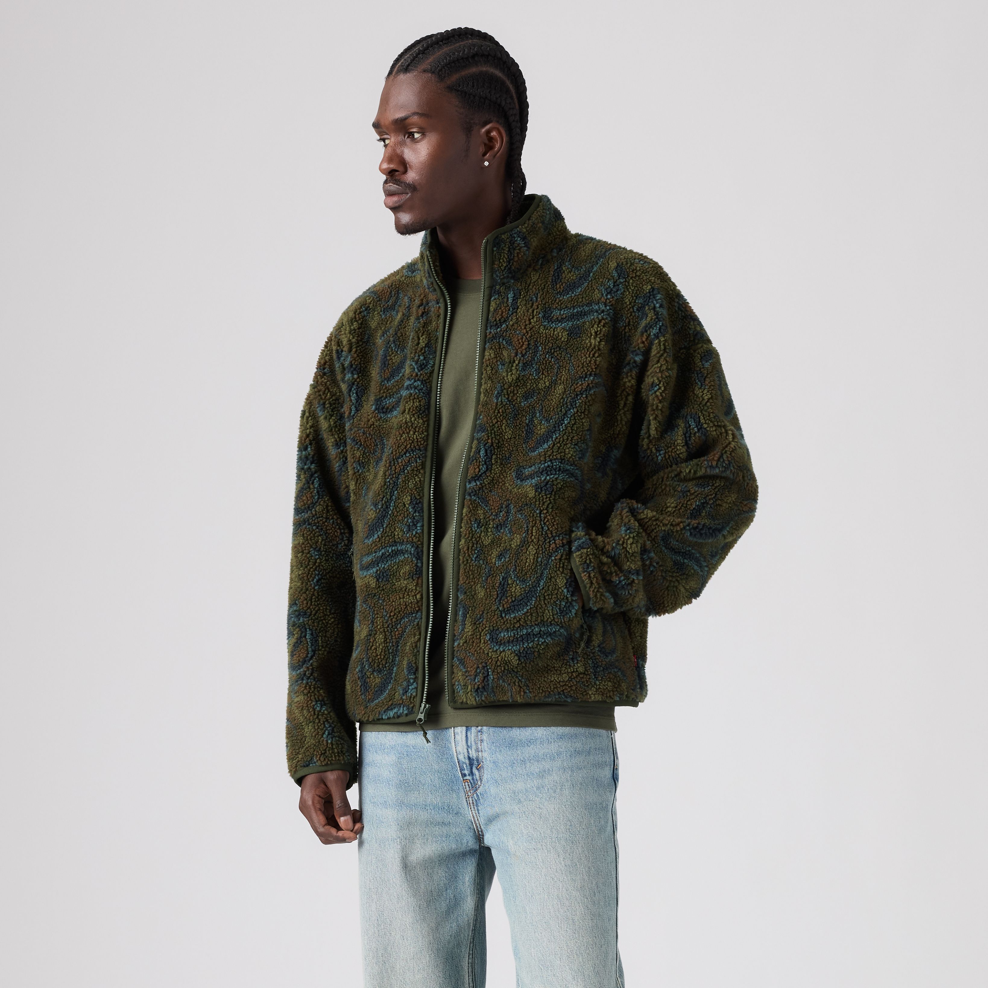 Nolan Sherpa Full-Zip Sweater 3