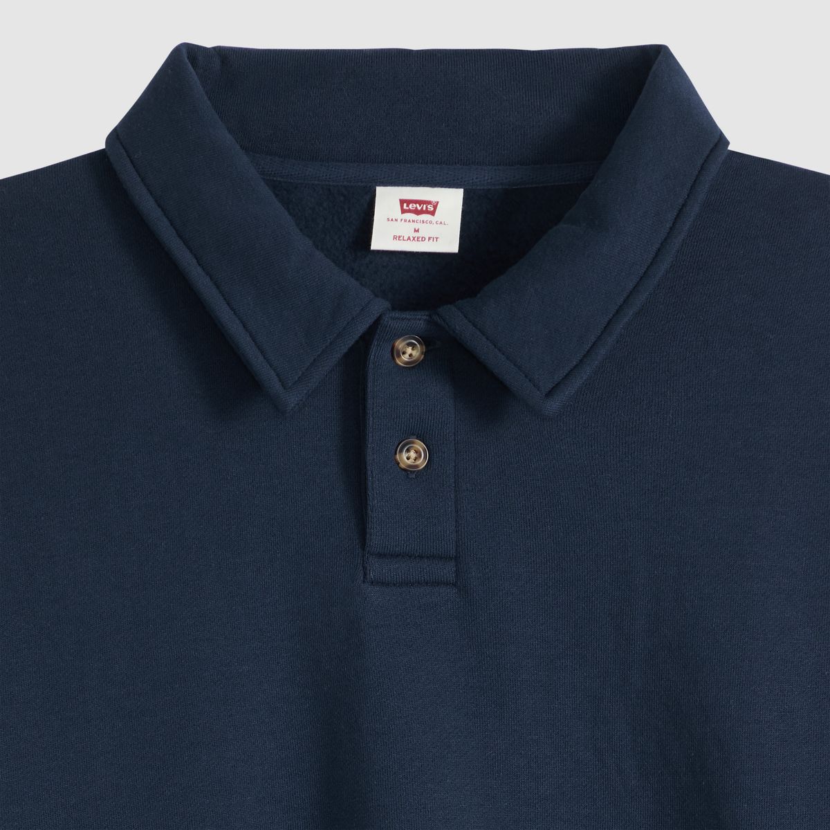 Leo Rugby Sweatshirt — Navy Blazer - Blue