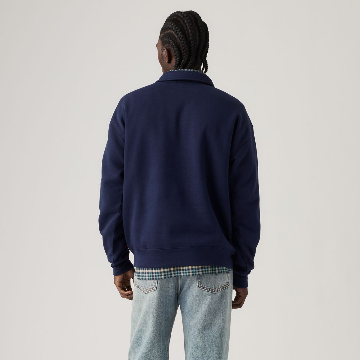 Leo Rugby Sweatshirt — Navy Blazer - Blue