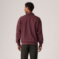 Leo Rugby Sweatshirt — Vineyard Wine - Red 4