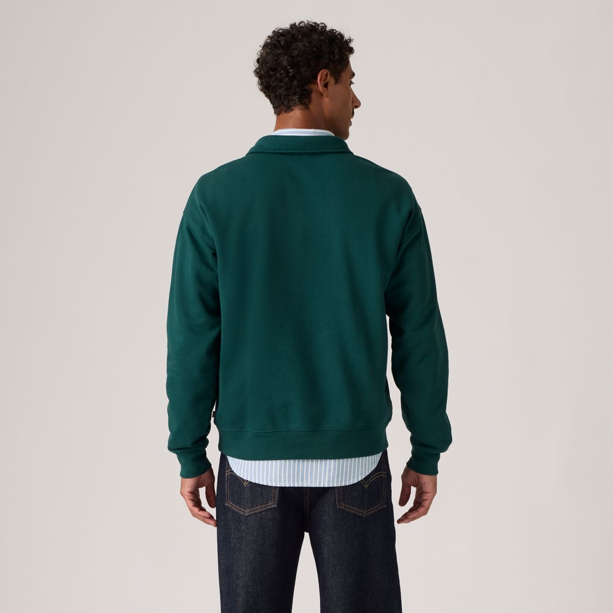 Leo Rugby Sweatshirt — Ponderosa Pine - Green