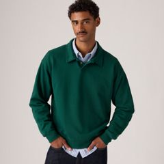 Leo Rugby Sweatshirt — Ponderosa Pine - Green 1