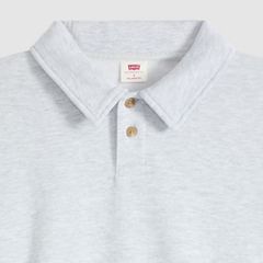 Leo Rugby Sweatshirt — Light Gray Heather Bros - White 6