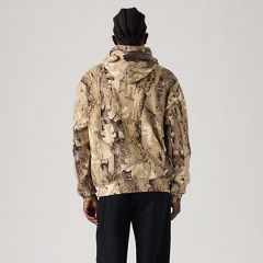 Workwear Pullover Hoodie — Tex Forest Camo Trench Coat - Multi-Color 4