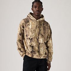 Workwear Pullover Hoodie — Tex Forest Camo Trench Coat - Multi-Color 1