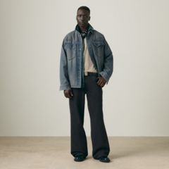 Lenox Loose Western Overshirt — Late Night Drives - Dark Wash 2
