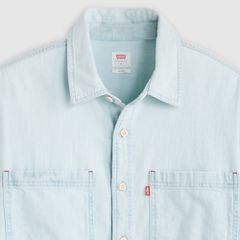 Mariposa Relaxed Denim Worker Shirt — Luisa Light Wash - Light Wash 6