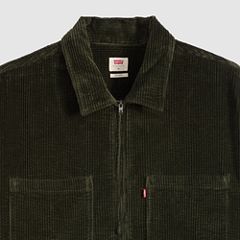 Ports Boxy Corduroy Zip-Up Overshirt — Rosin - Green 6