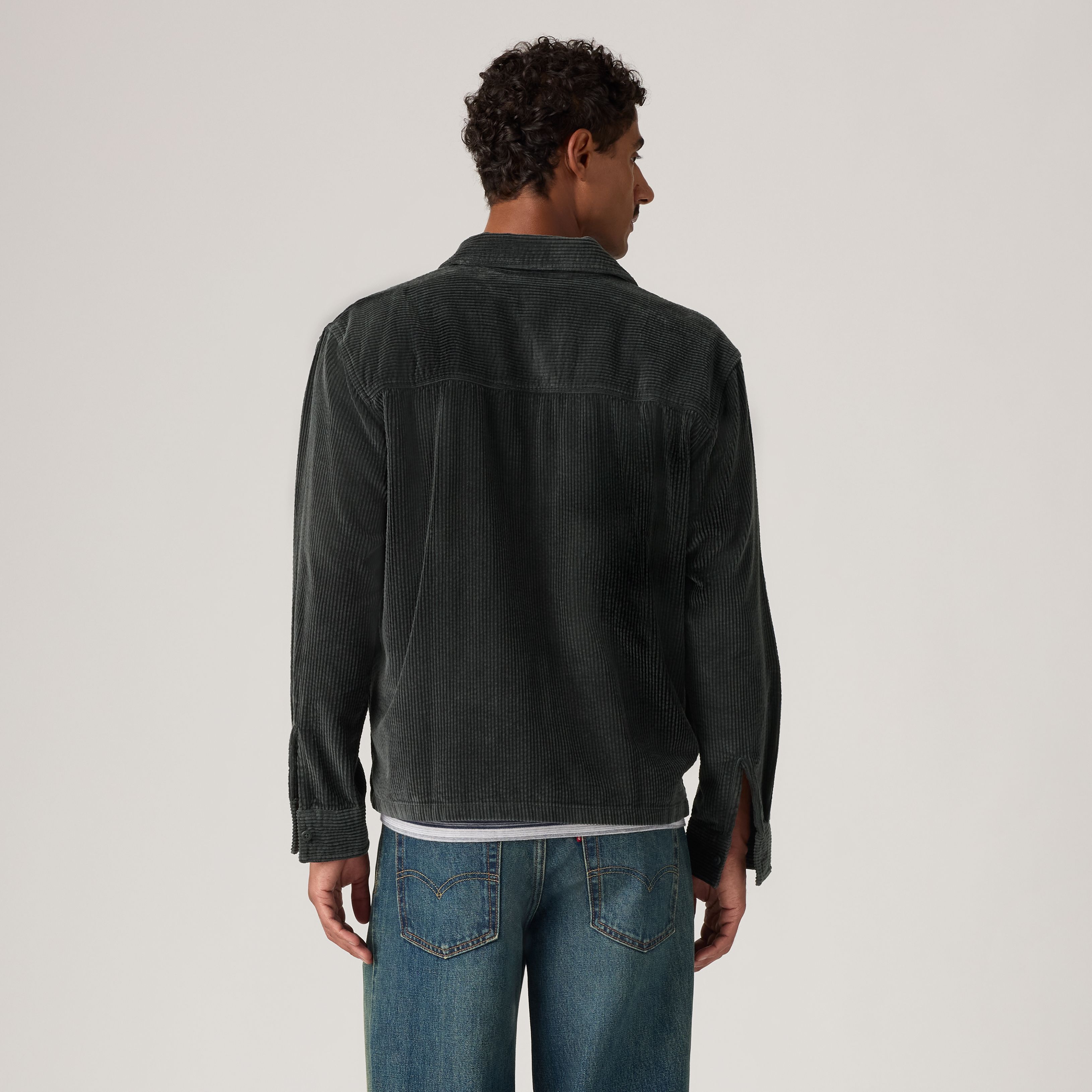 Ports Boxy Corduroy Zip-Up Overshirt 4