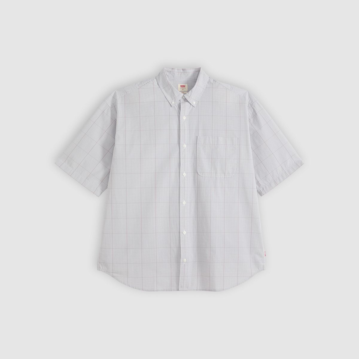 Roam Loose Shirt — Tadhg Plaid Bright White - Multi-Color