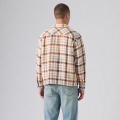 Boxy Western Flannel Long-Sleeve Shirt — Tanner Plaid Whitecap Gray - Multi-Color 4