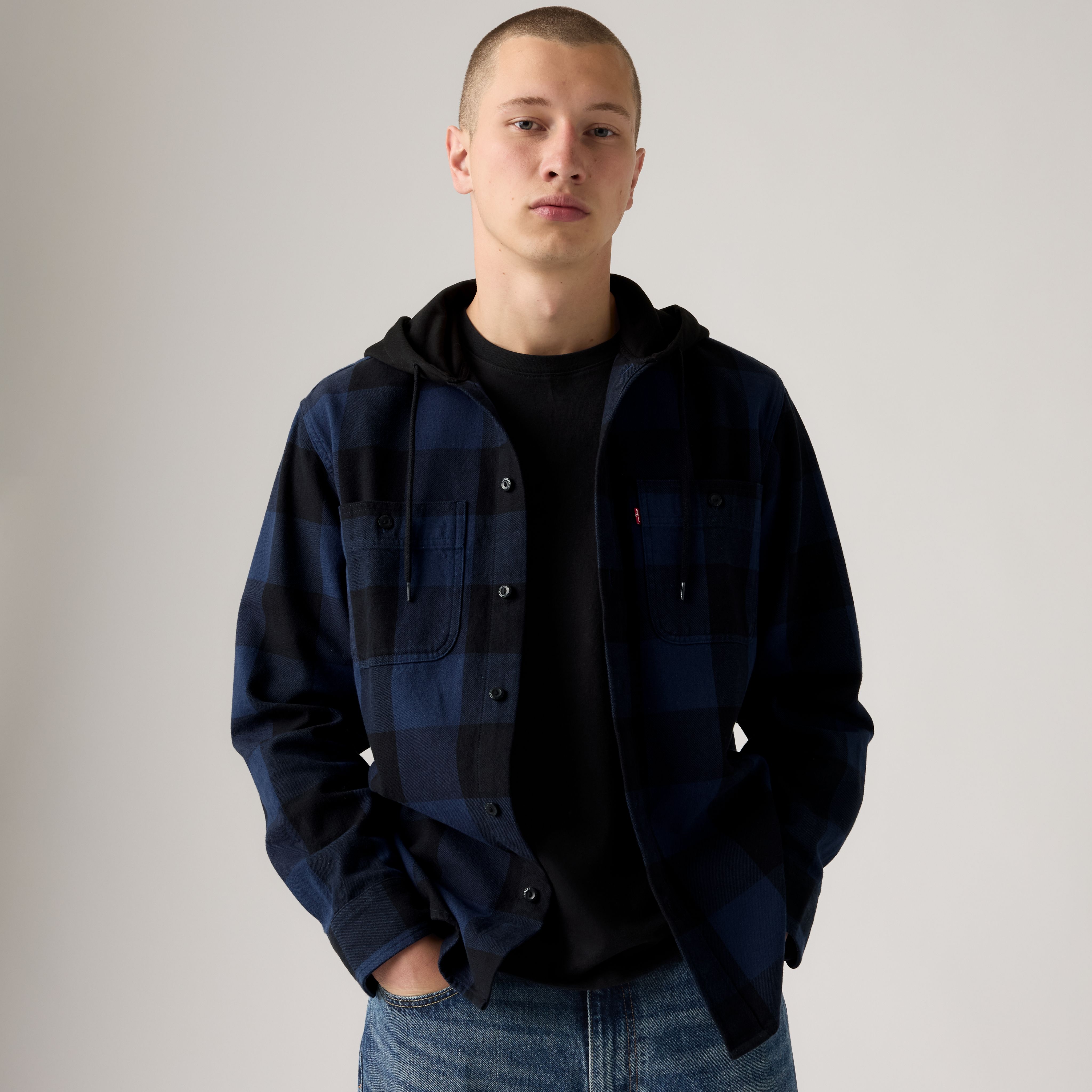 Classic Relaxed Hooded Worker 1