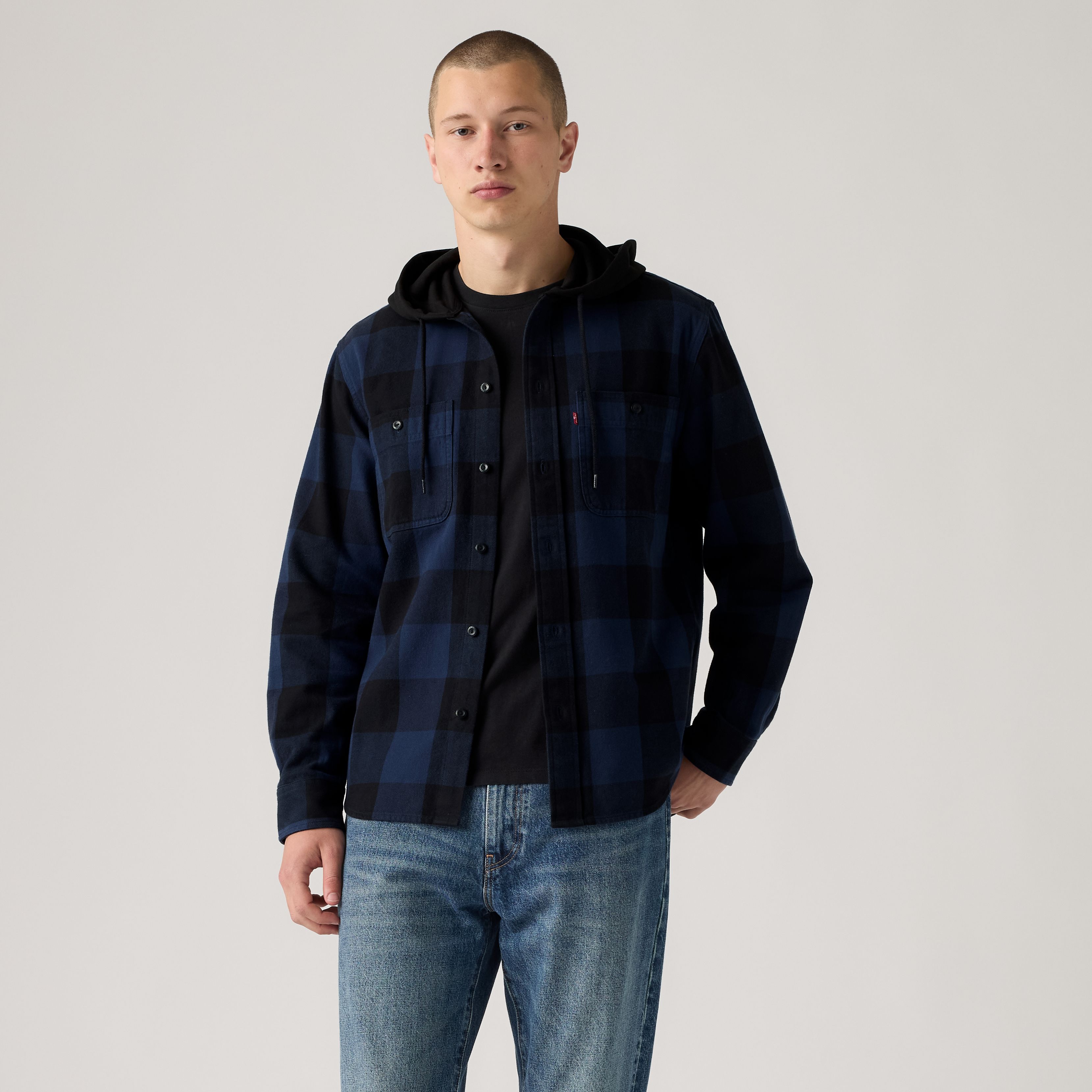 Classic Relaxed Hooded Worker 3