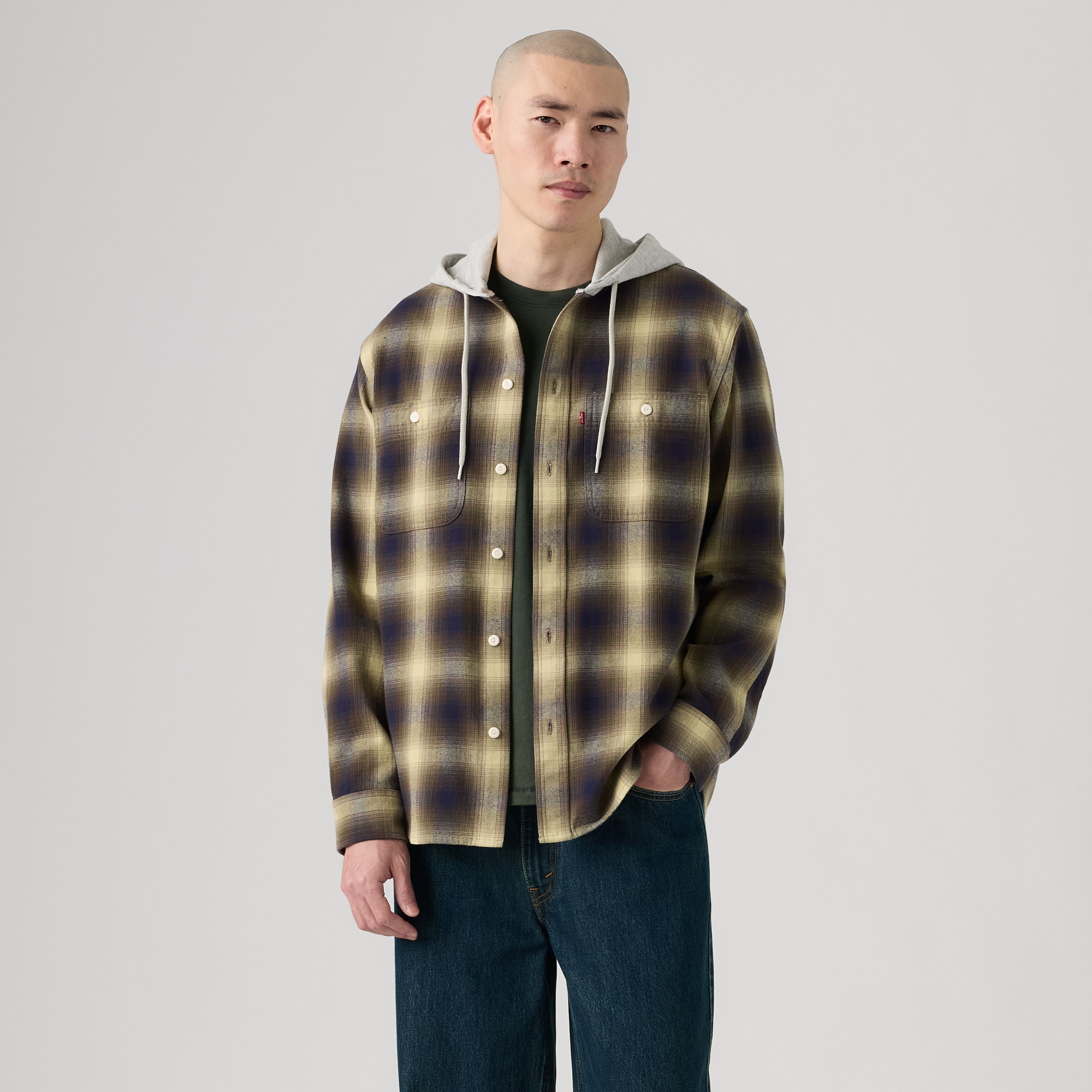 Classic Relaxed Hooded Worker 1
