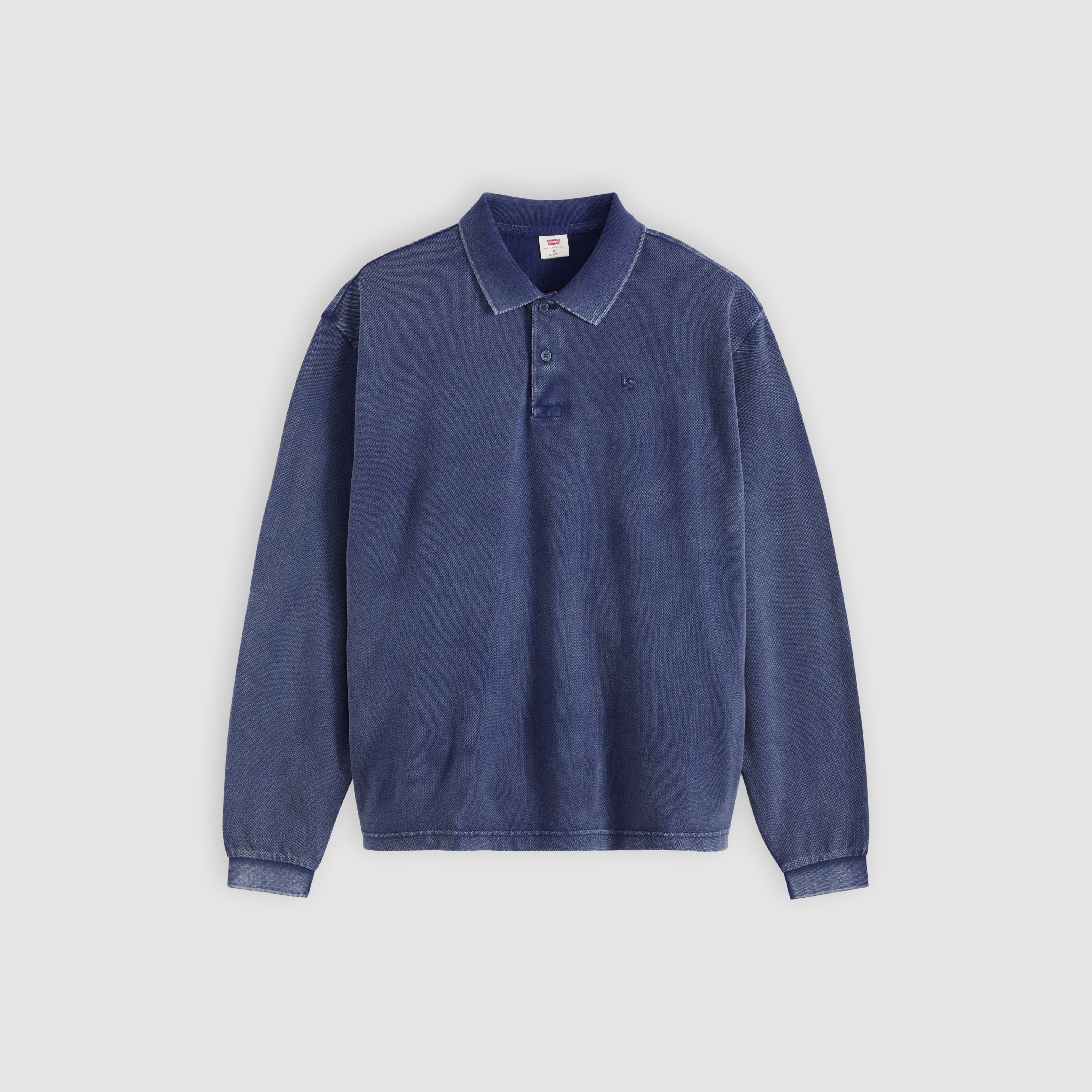 Long-Sleeve Finn Boxy Polo 5