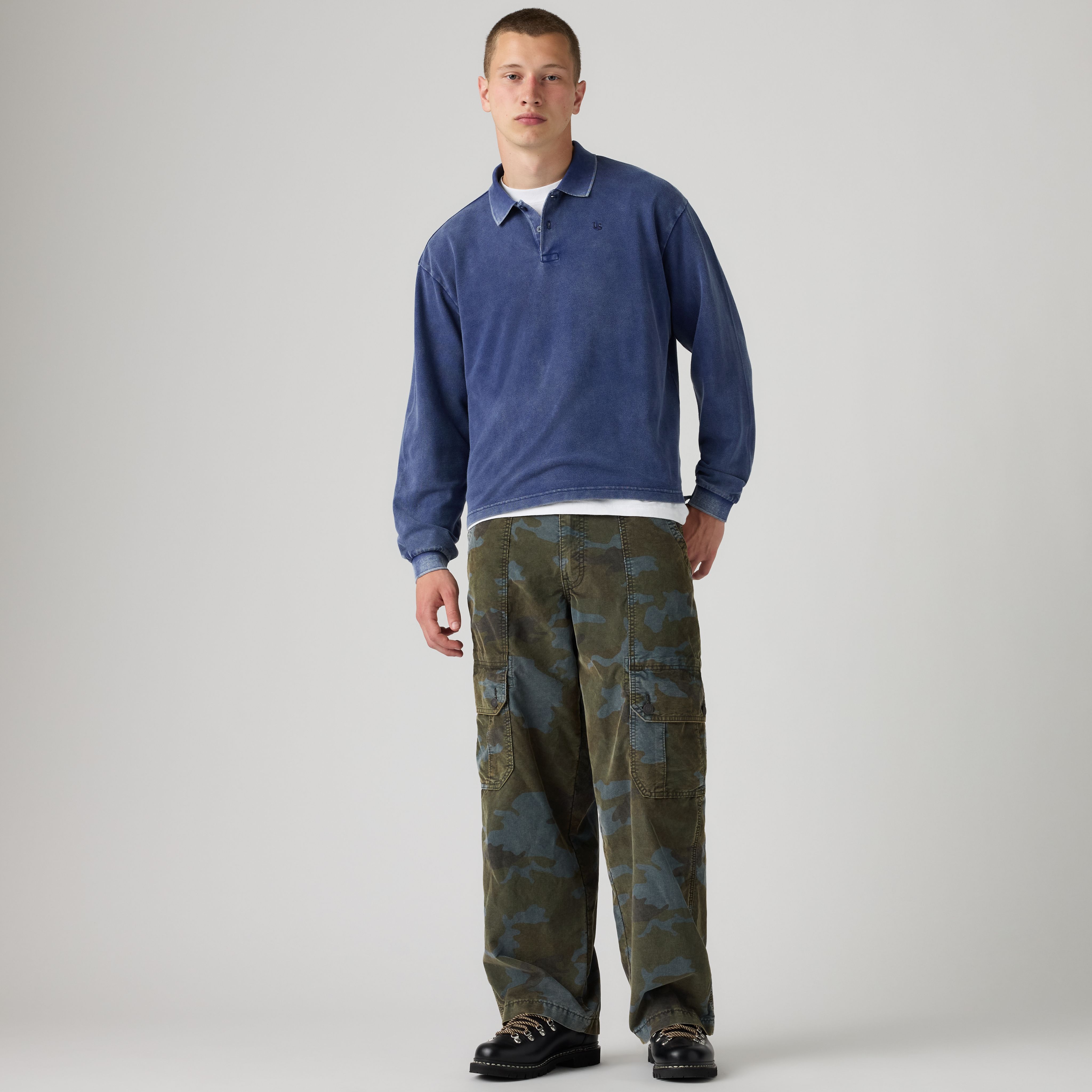 Long-Sleeve Finn Boxy Polo 2