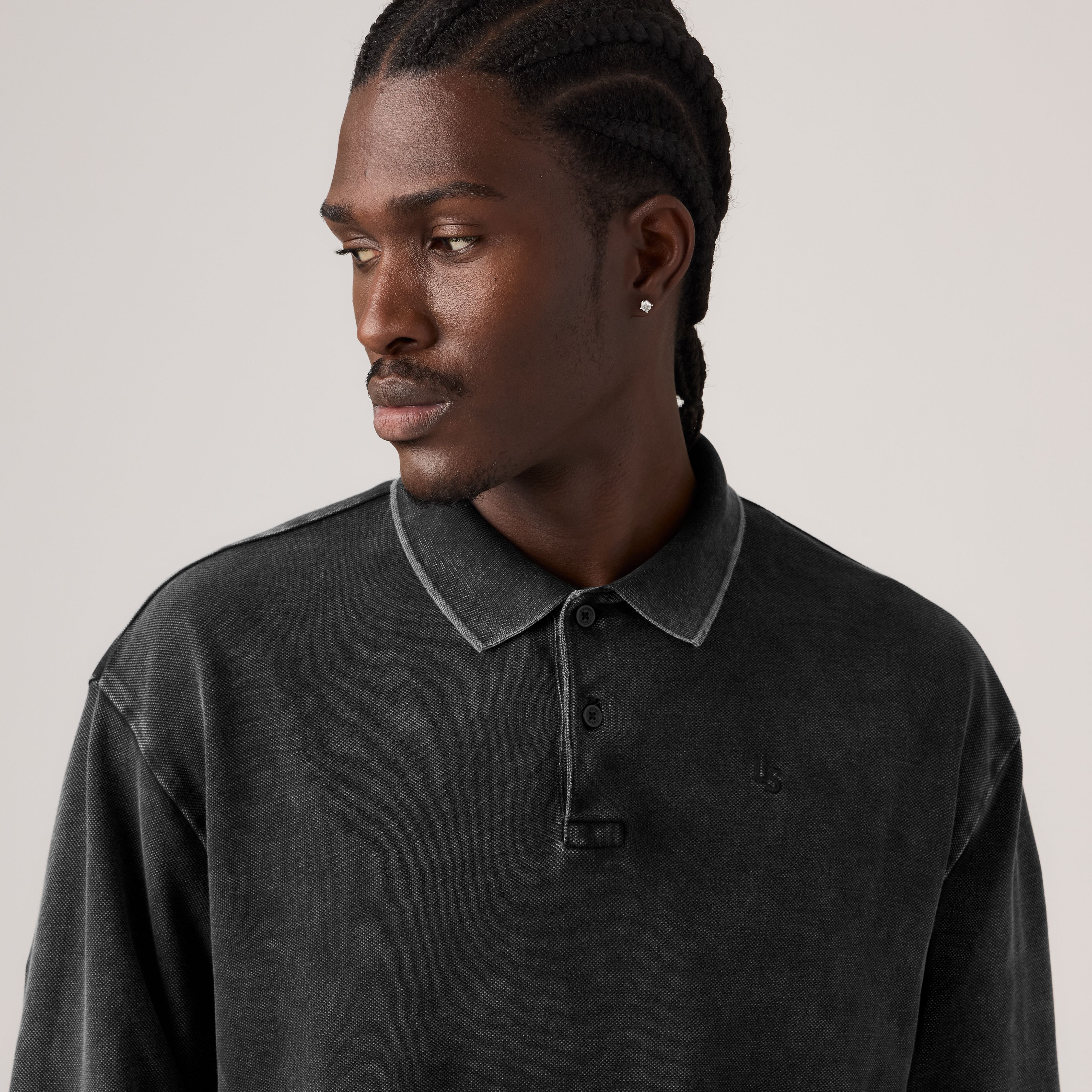 Long-Sleeve Finn Boxy Polo 2