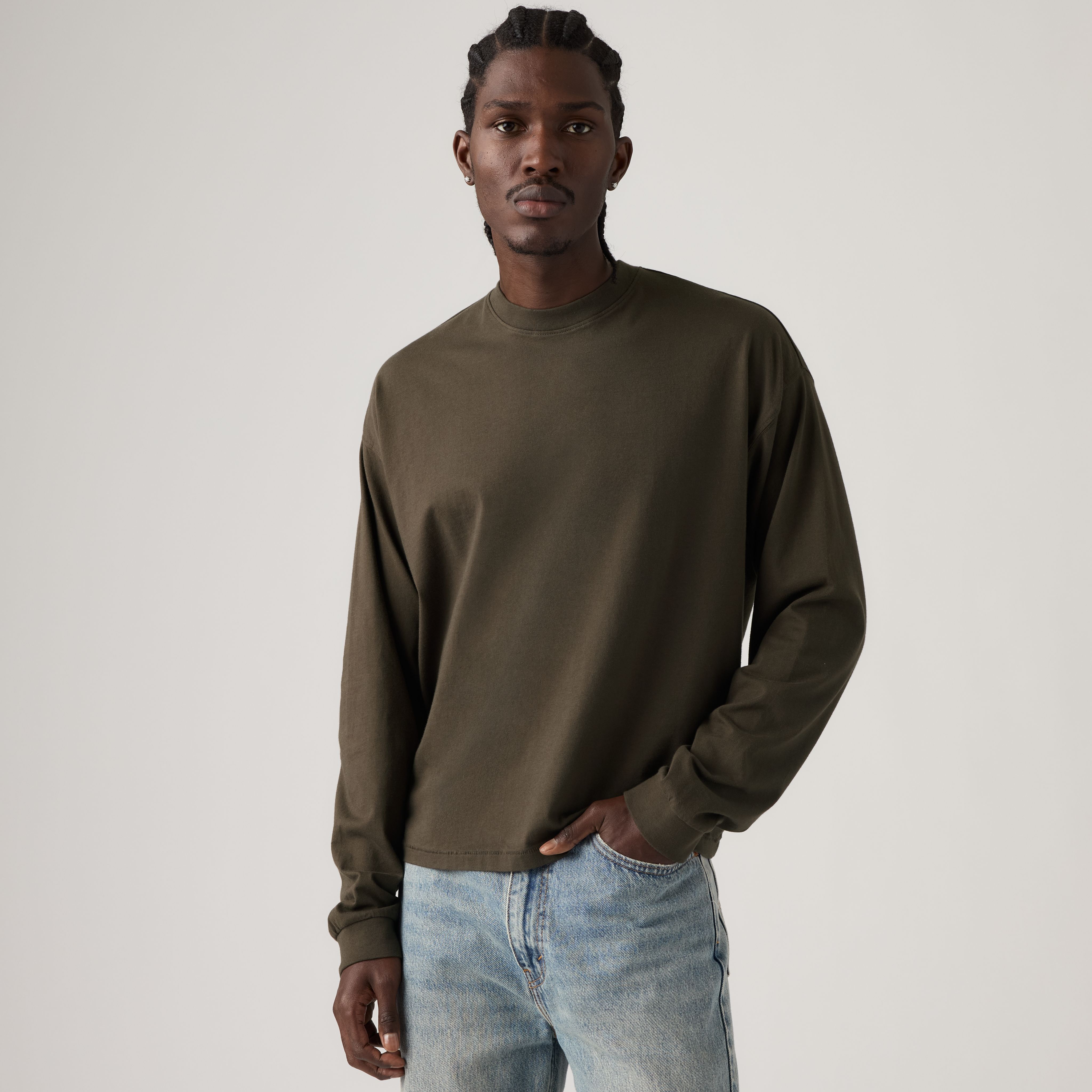 Classic Boxy Long-Sleeve T-Shirt 1
