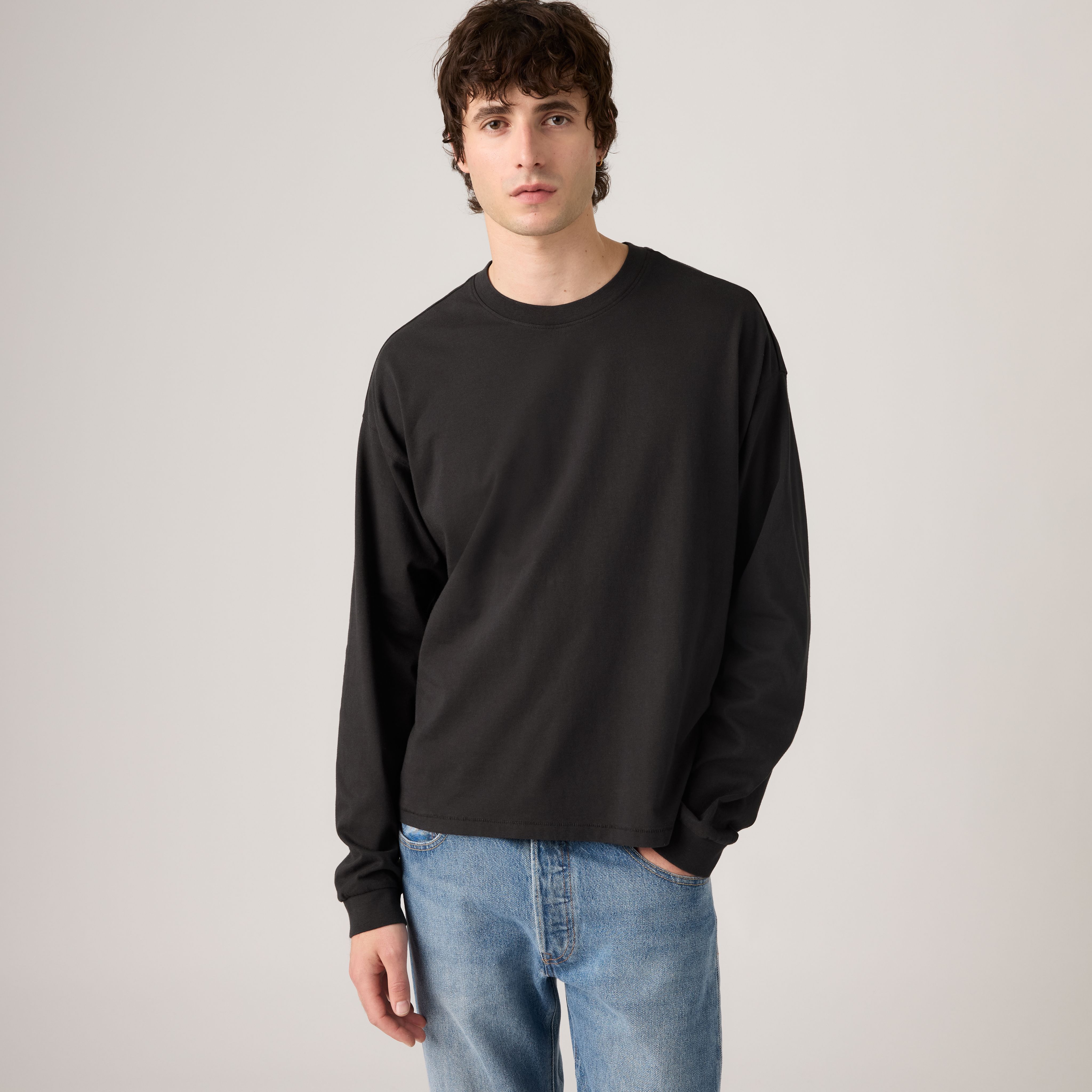 Classic Boxy Long-Sleeve T-Shirt 1