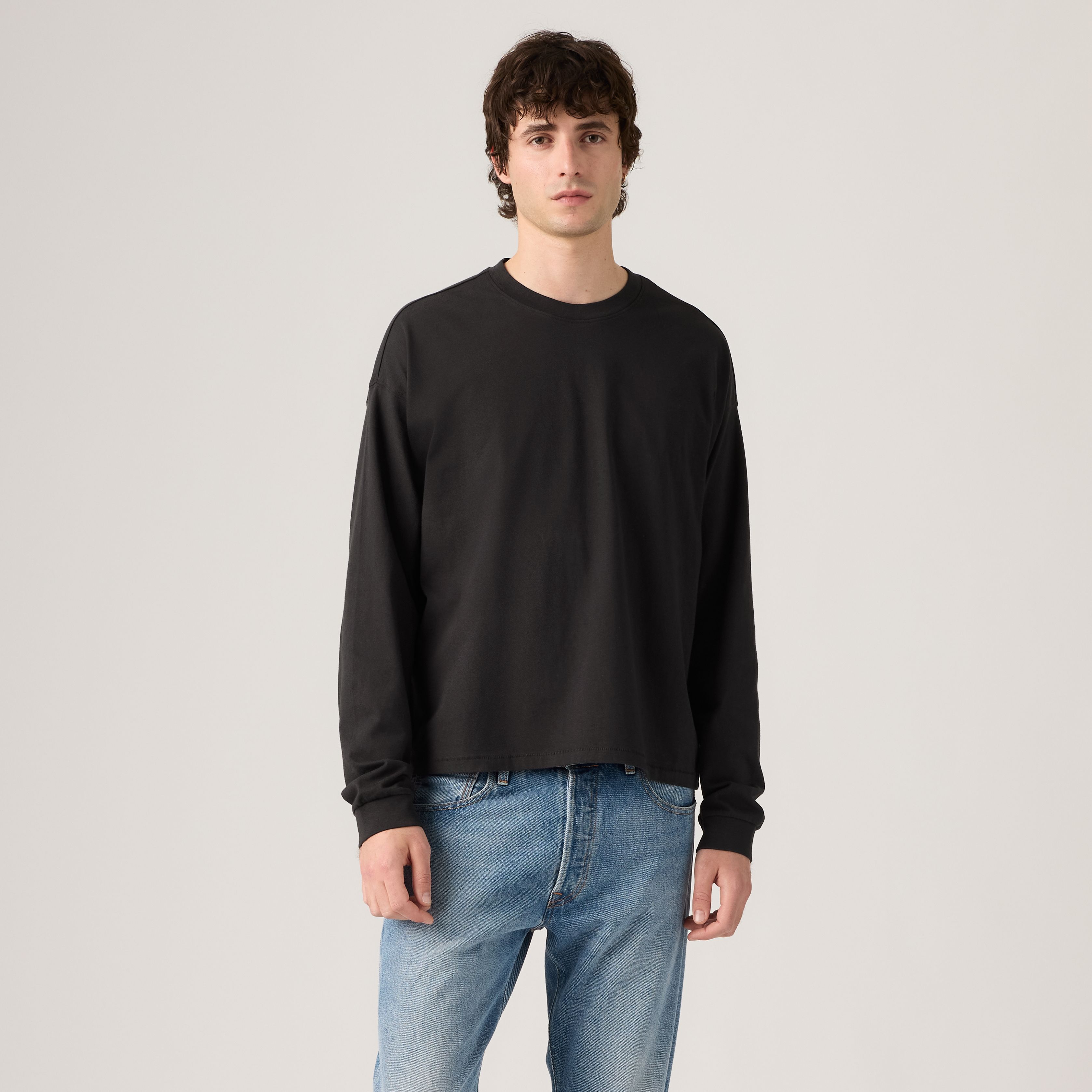 Classic Boxy Long-Sleeve T-Shirt 1