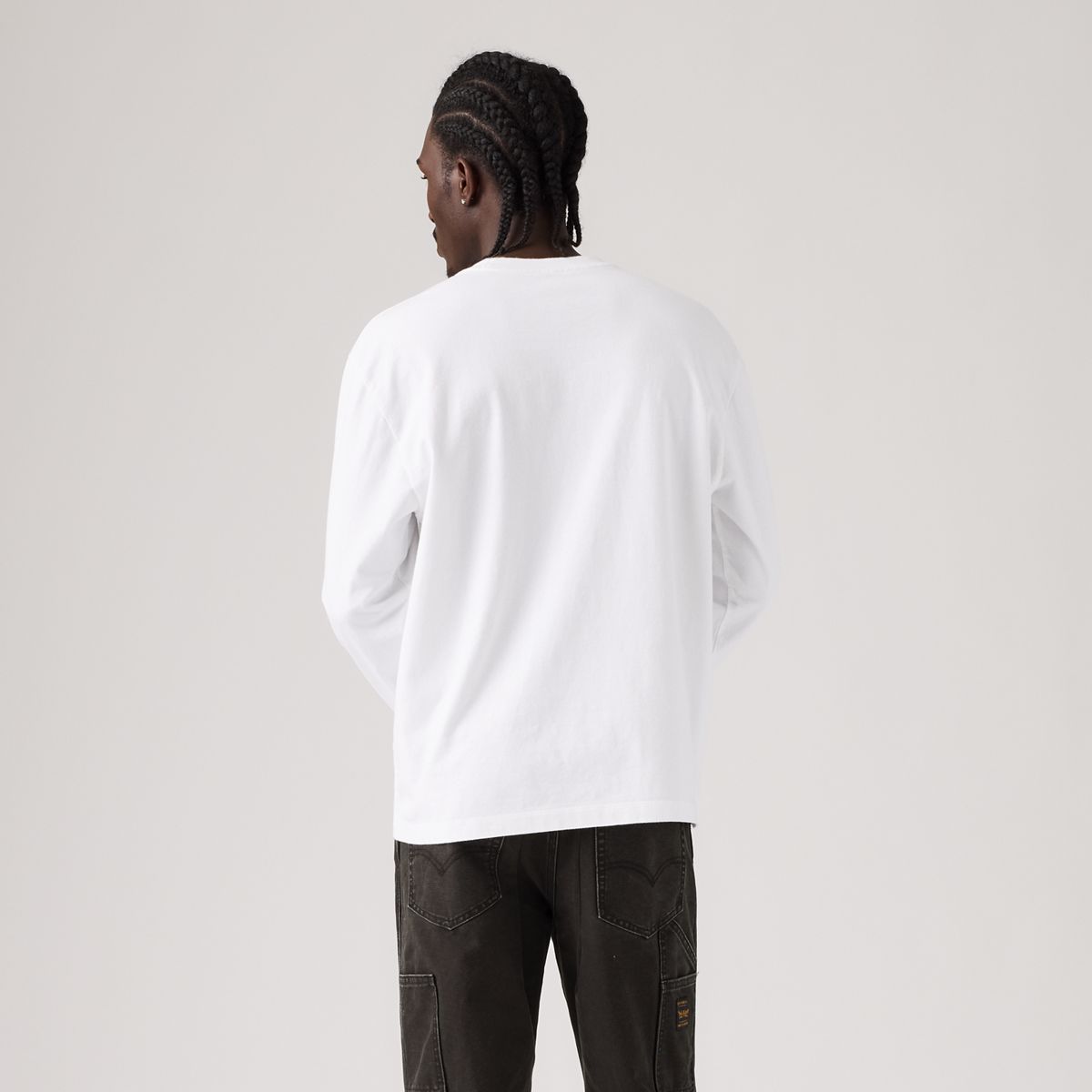 Workwear Long-Sleeve T-Shirt — Bright White - White