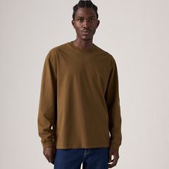 Workwear Long-Sleeve T-Shirt — Desert Palm - Brown 1