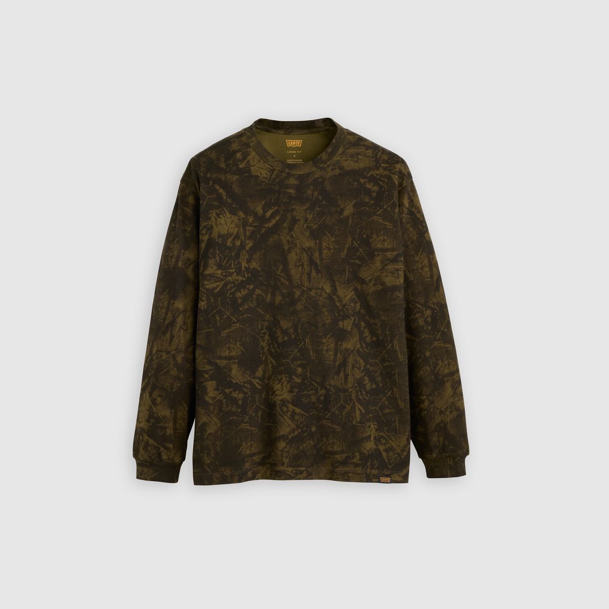 Workwear Long-Sleeve T-Shirt — Raleigh Camo Dark Olive - Green
