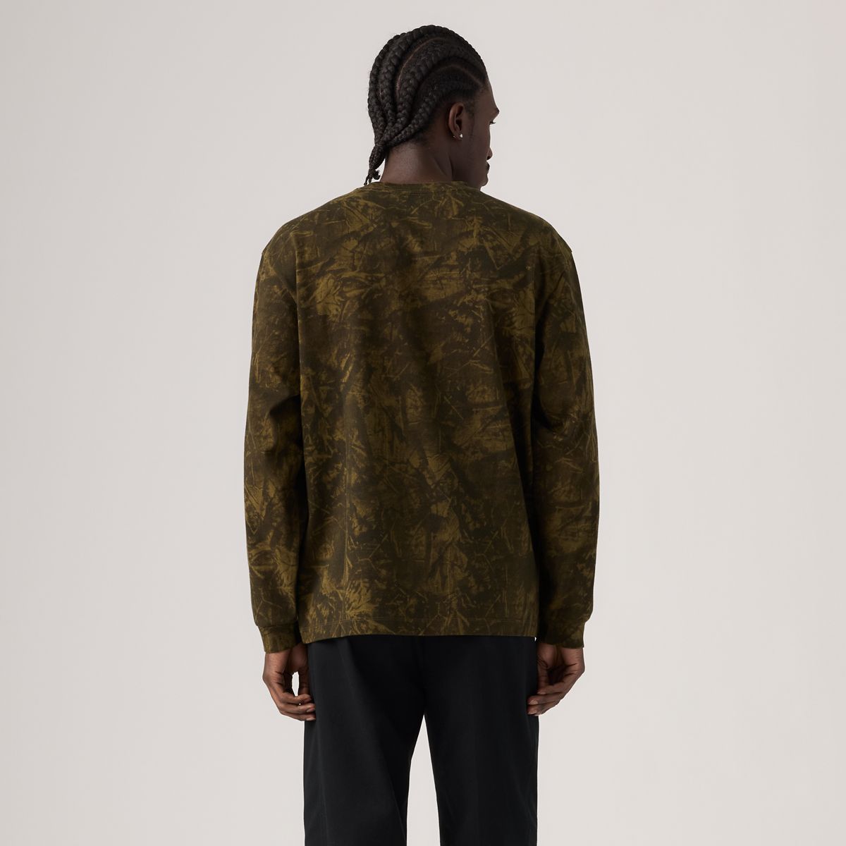 Workwear Long-Sleeve T-Shirt — Raleigh Camo Dark Olive - Green