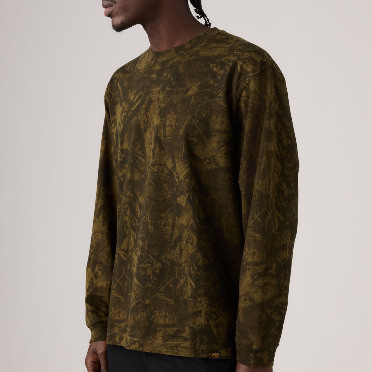Workwear Long-Sleeve T-Shirt — Raleigh Camo Dark Olive - Green