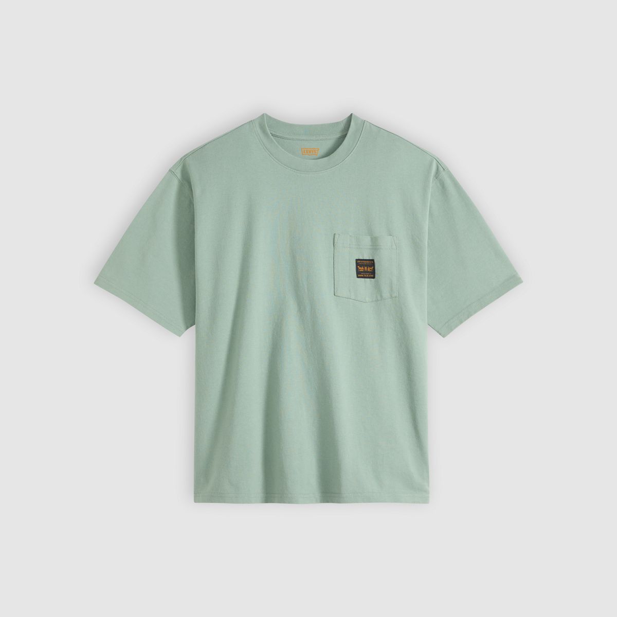 Workwear Boxy Pocket Short-Sleeve T-Shirt — Chinois Green - Green