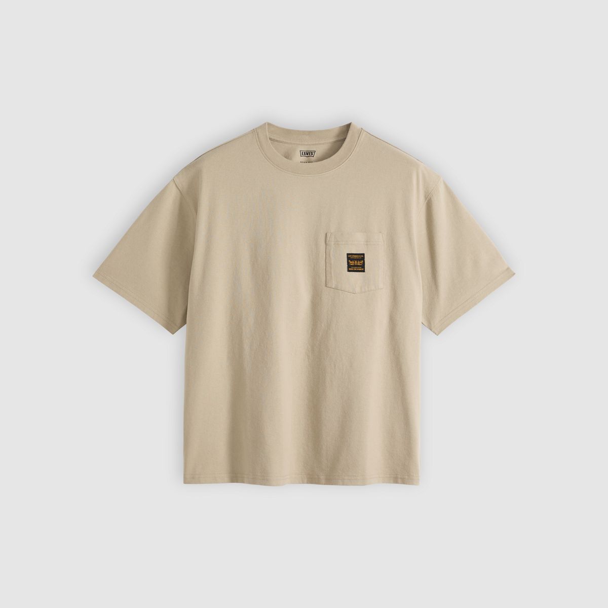 Workwear Boxy Pocket Short-Sleeve T-Shirt — Trench Coat - White