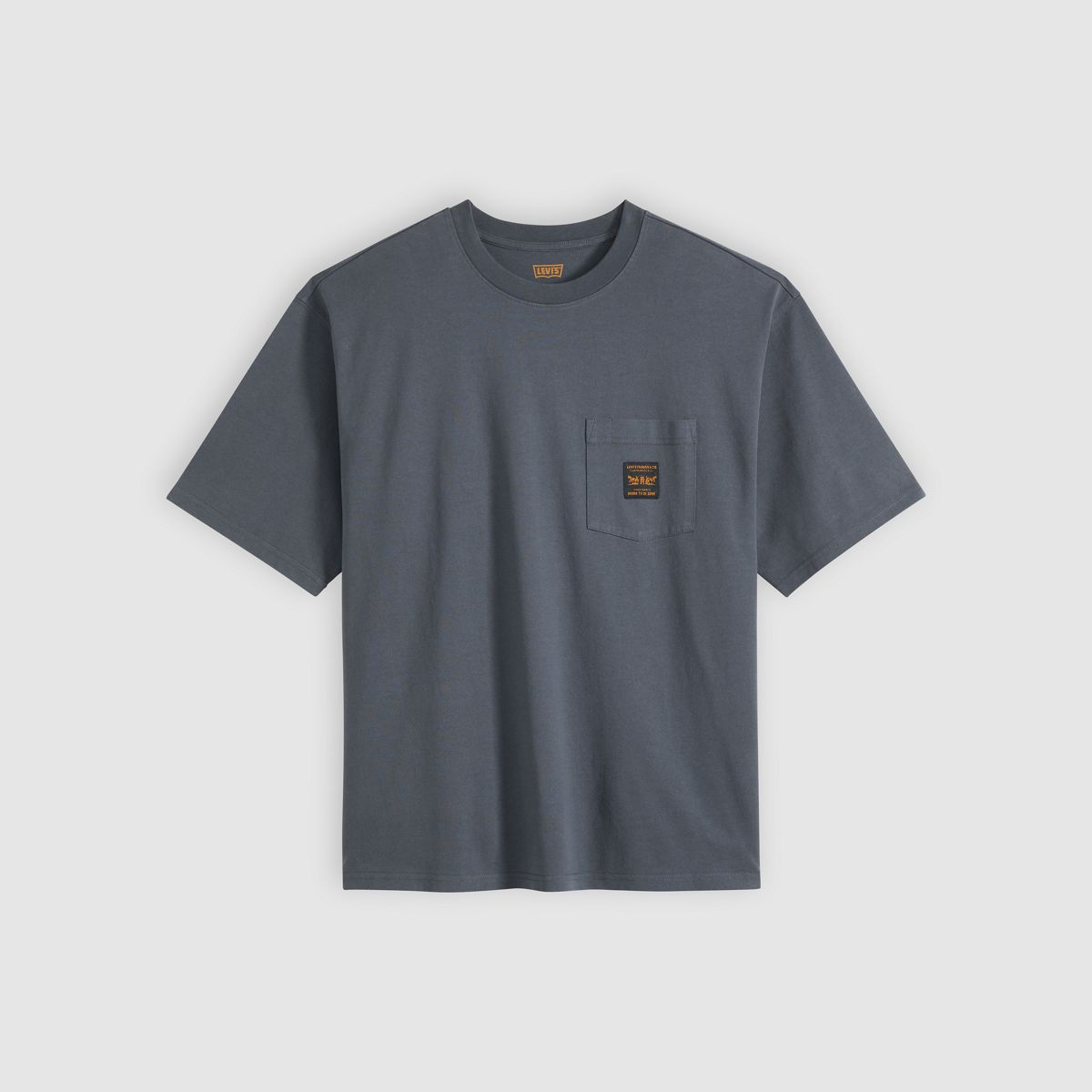 Workwear Boxy Pocket Short-Sleeve T-Shirt — Periscope - Grey