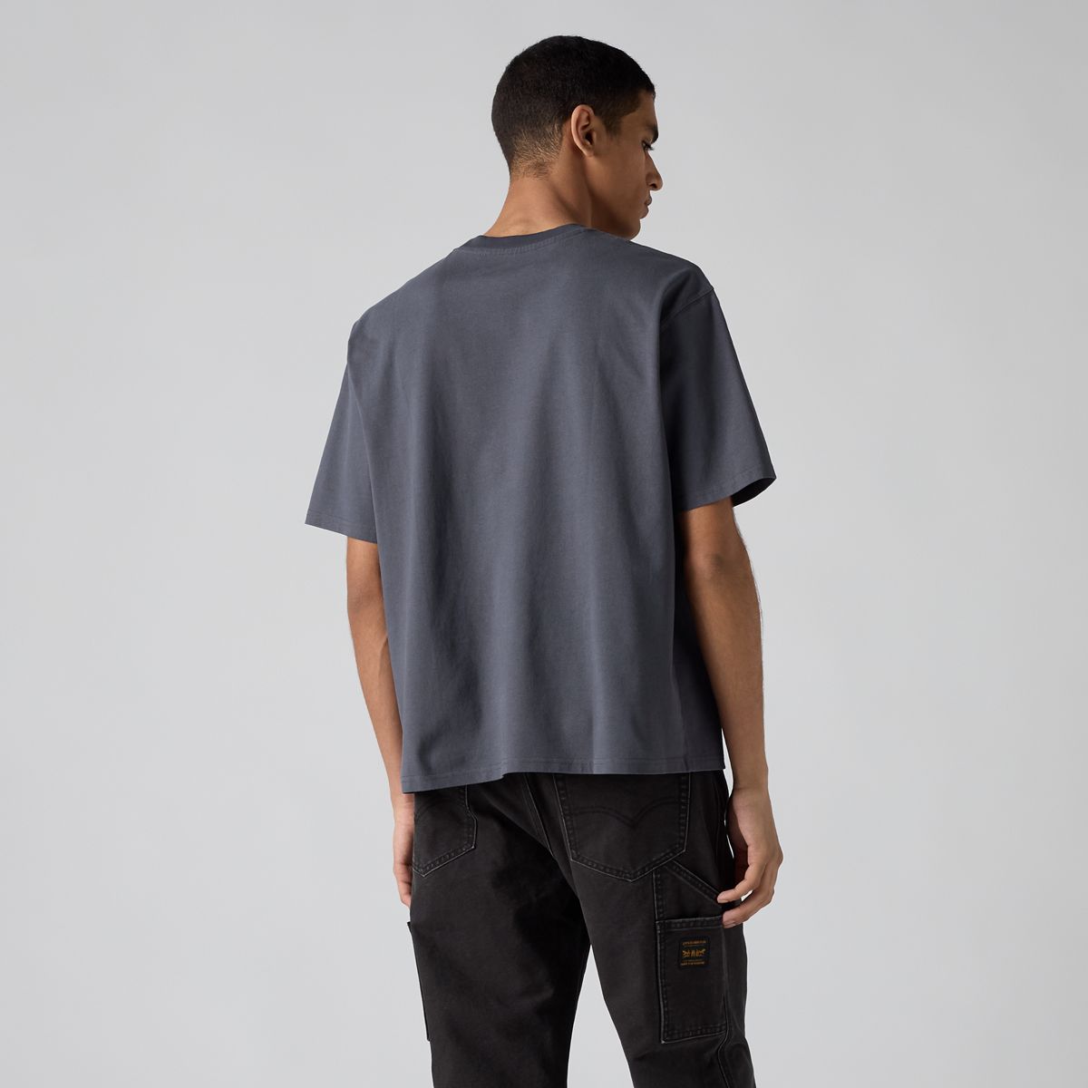 Workwear Boxy Pocket Short-Sleeve T-Shirt — Periscope - Grey