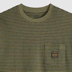 Workwear Boxy Pocket Short-Sleeve T-Shirt — Garry Stripe Green Heather - Green 6
