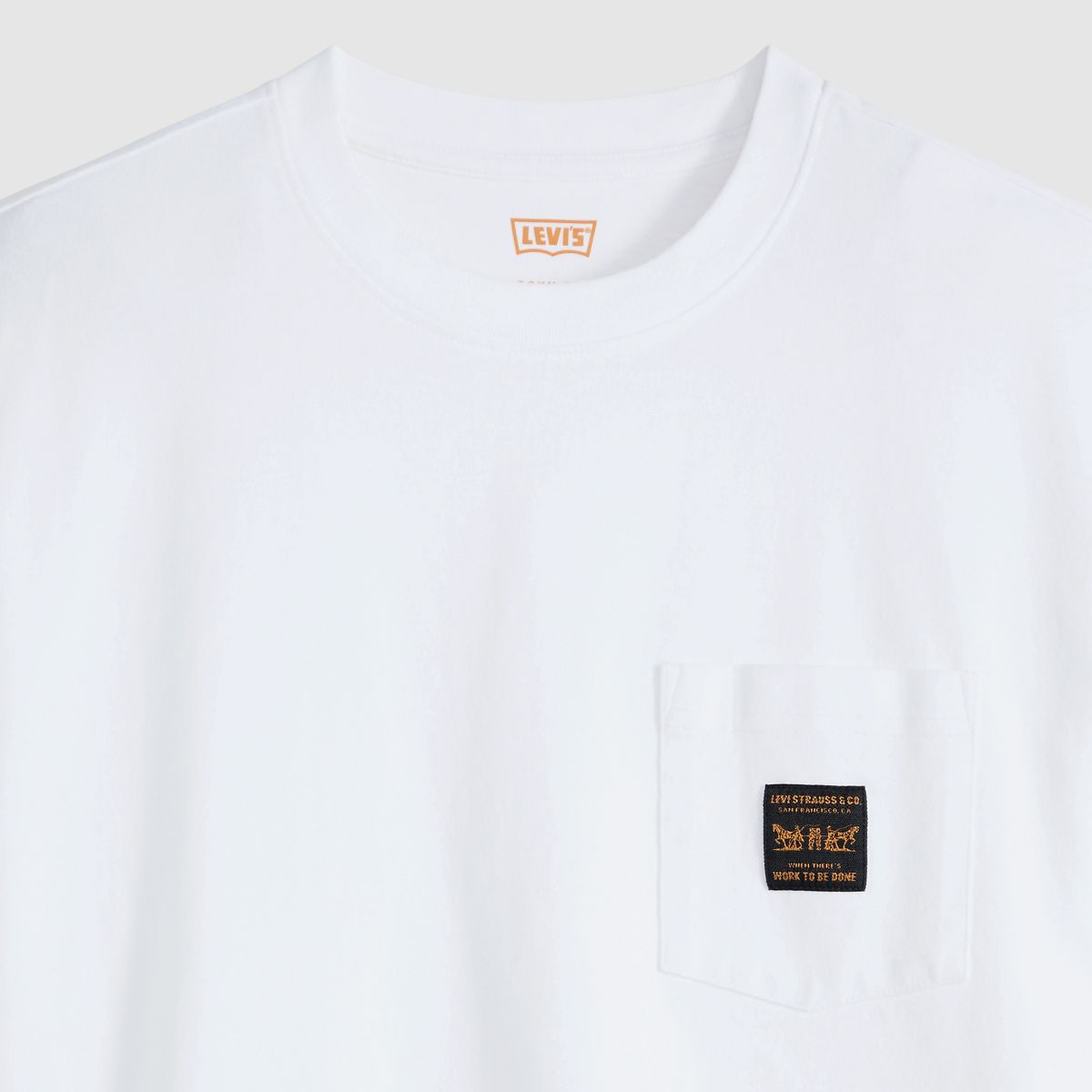 Workwear Boxy Pocket Short-Sleeve T-Shirt — Bright White - White