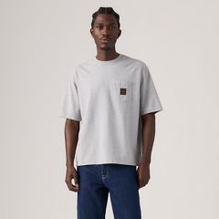 Workwear Boxy Pocket Short-Sleeve T-Shirt — Silver Heather Gray - Grey 3