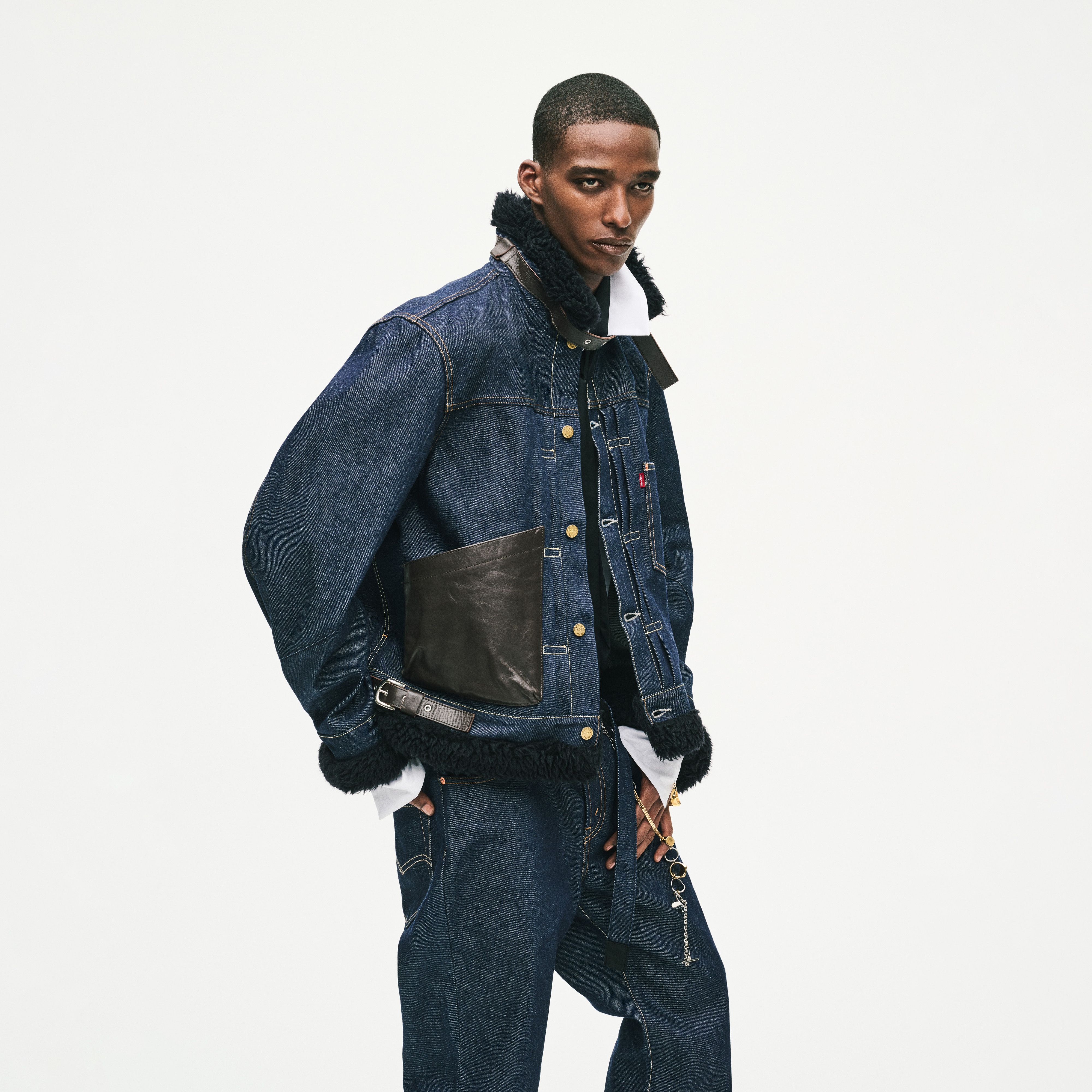 Levi’s® x sacai Herren Sherpa-Jacke 2