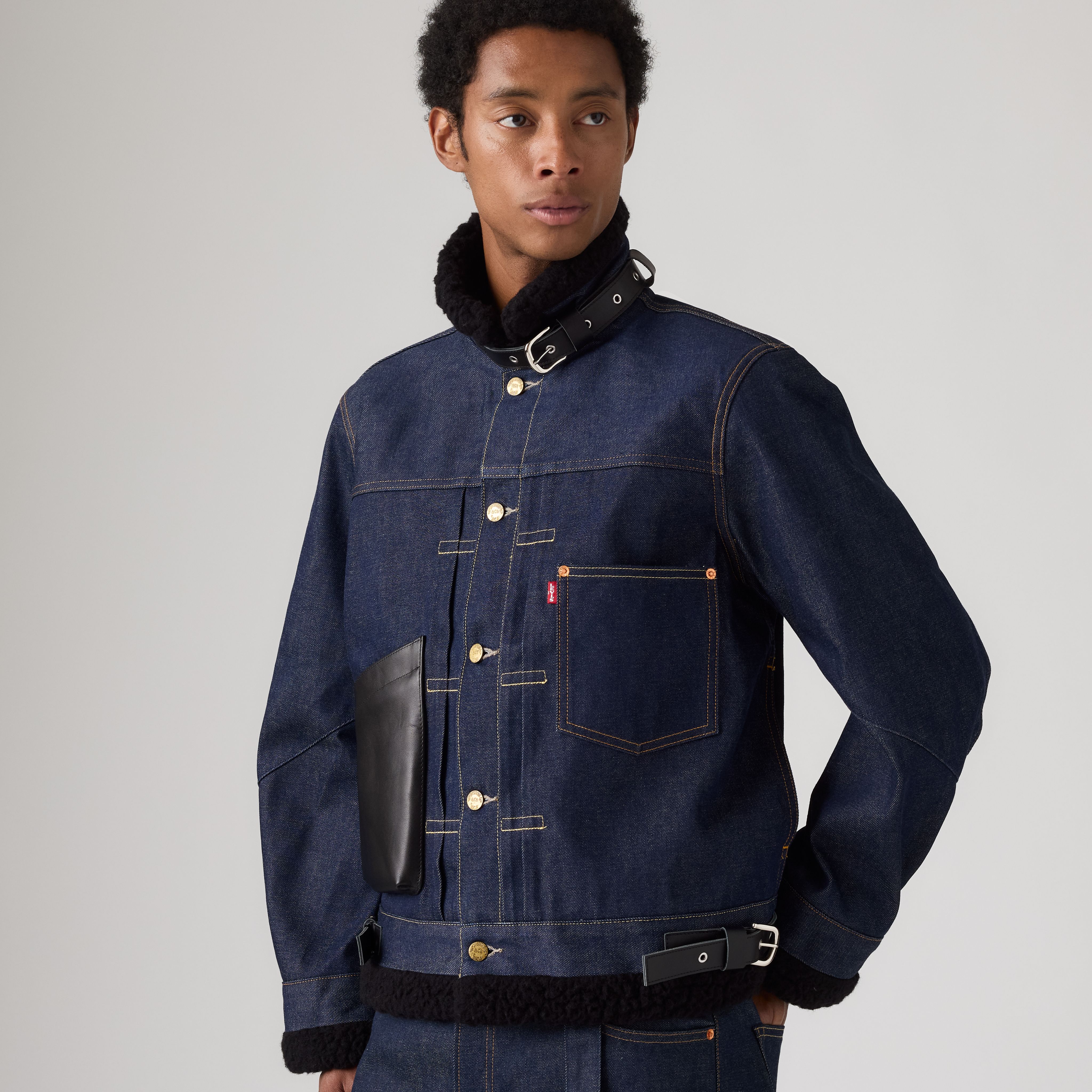 Levi’s® x sacai Herren Sherpa-Jacke 4
