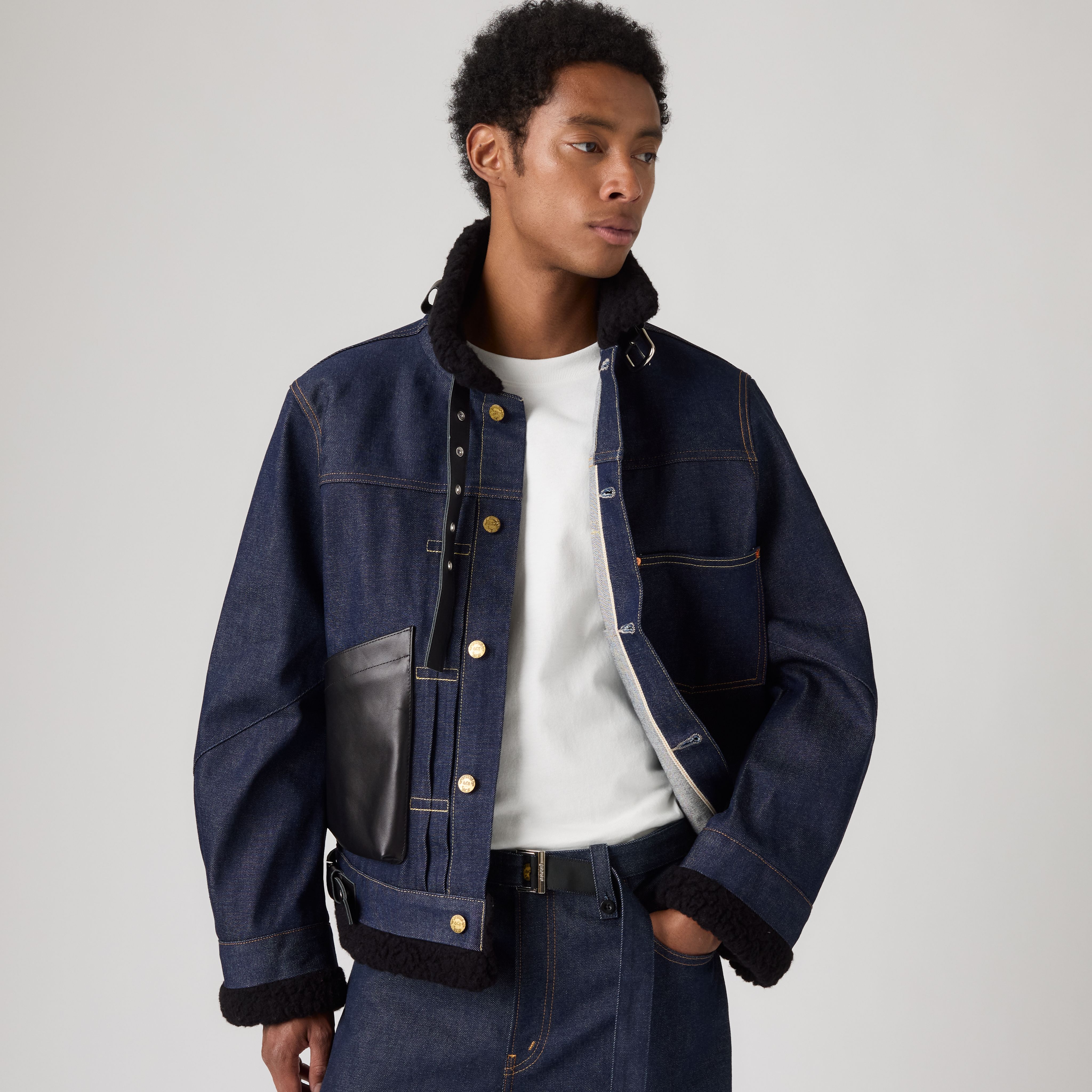 Levi’s® x sacai Herren Sherpa-Jacke 1