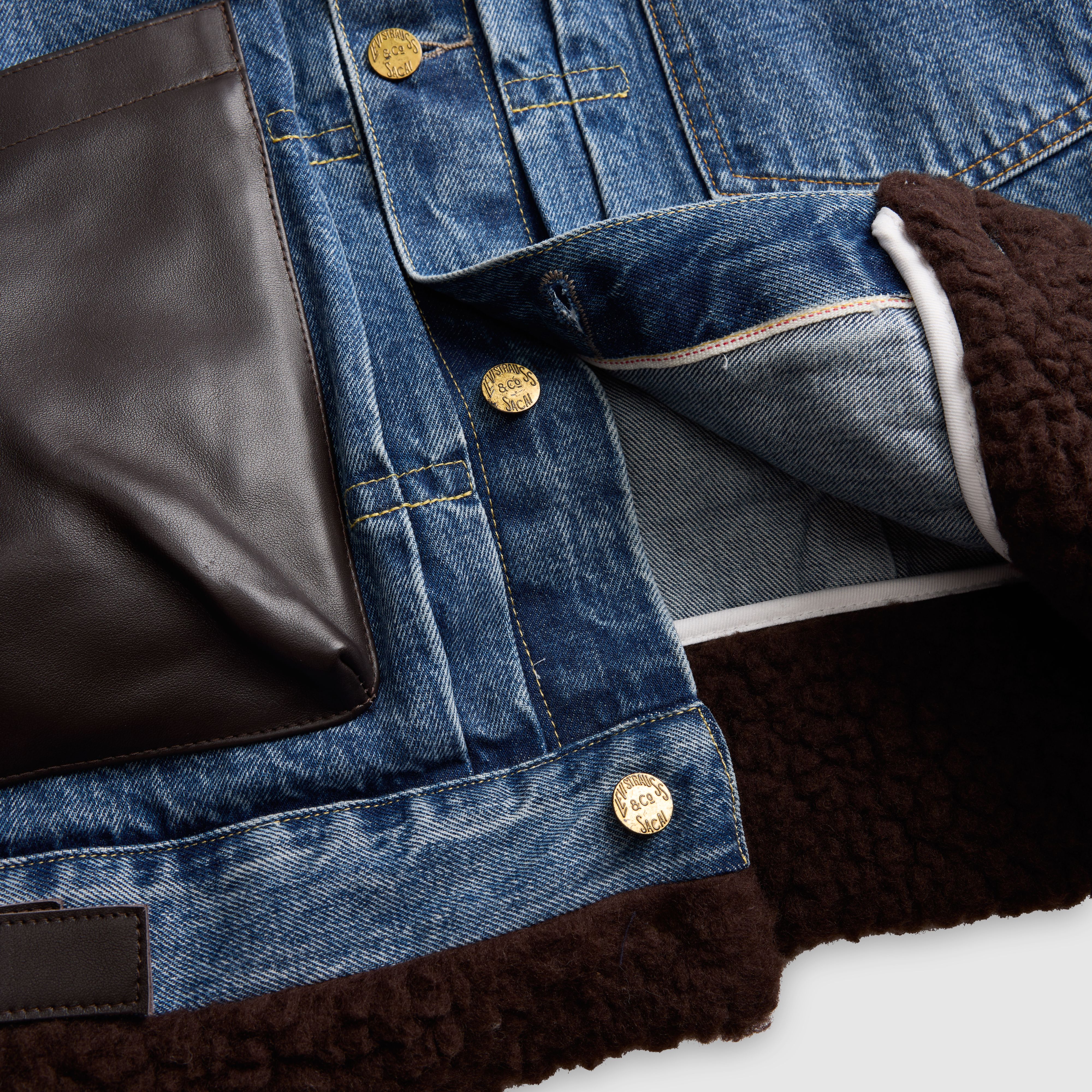 Homme Veste Sherpa Levi's® x sacai 10