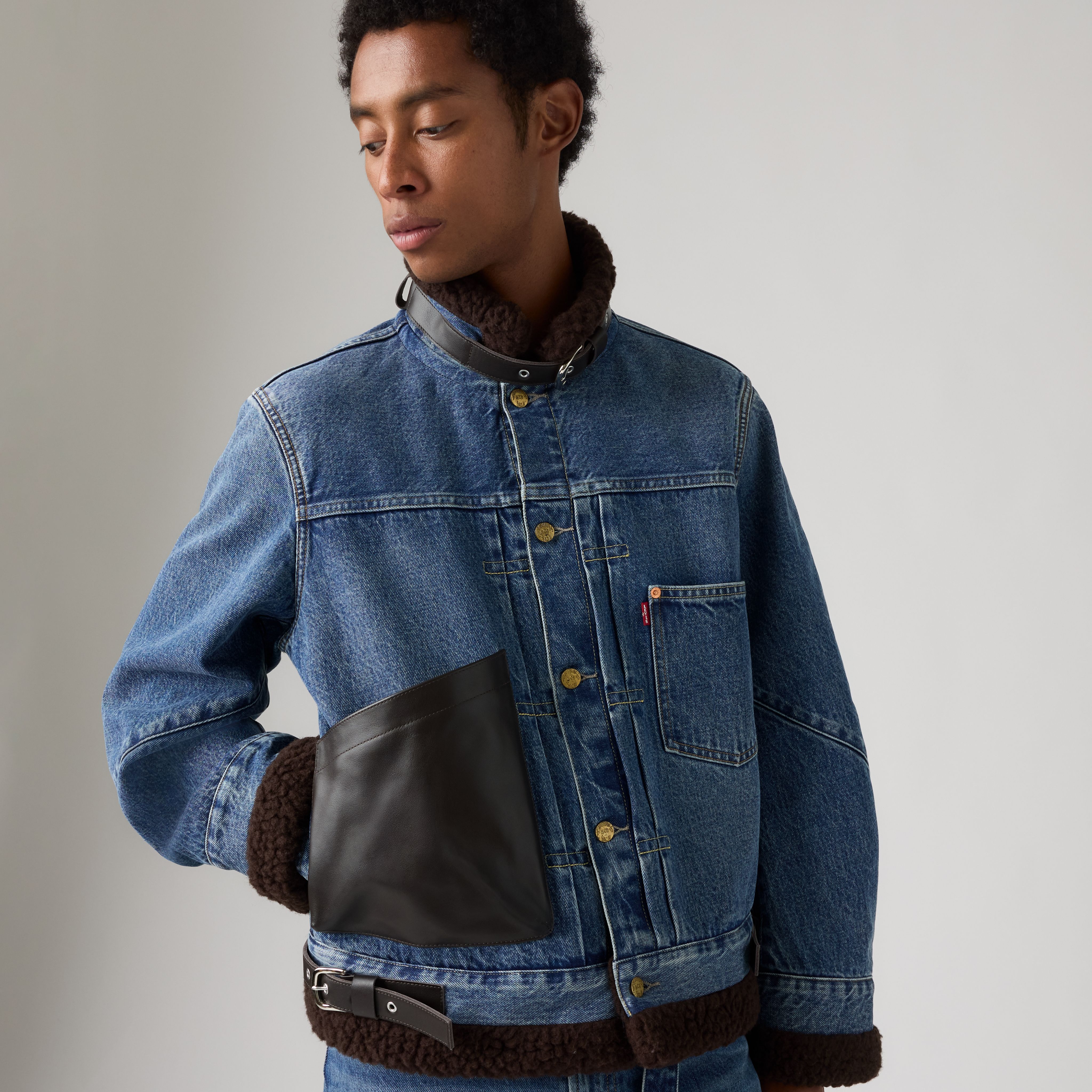 Levi’s® x sacai Herren Sherpa-Jacke 3