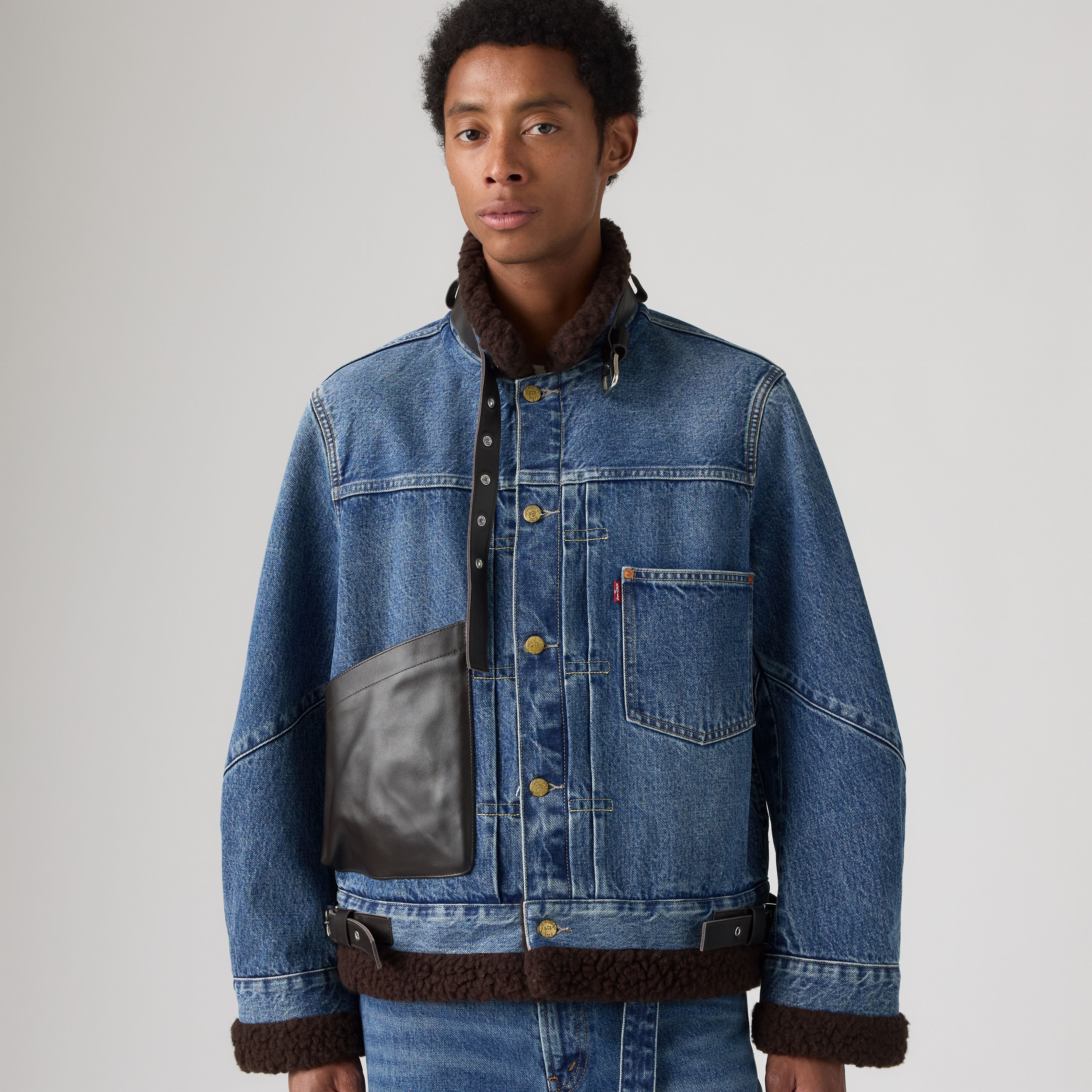 Levi’s® x sacai Herren Sherpa-Jacke 1