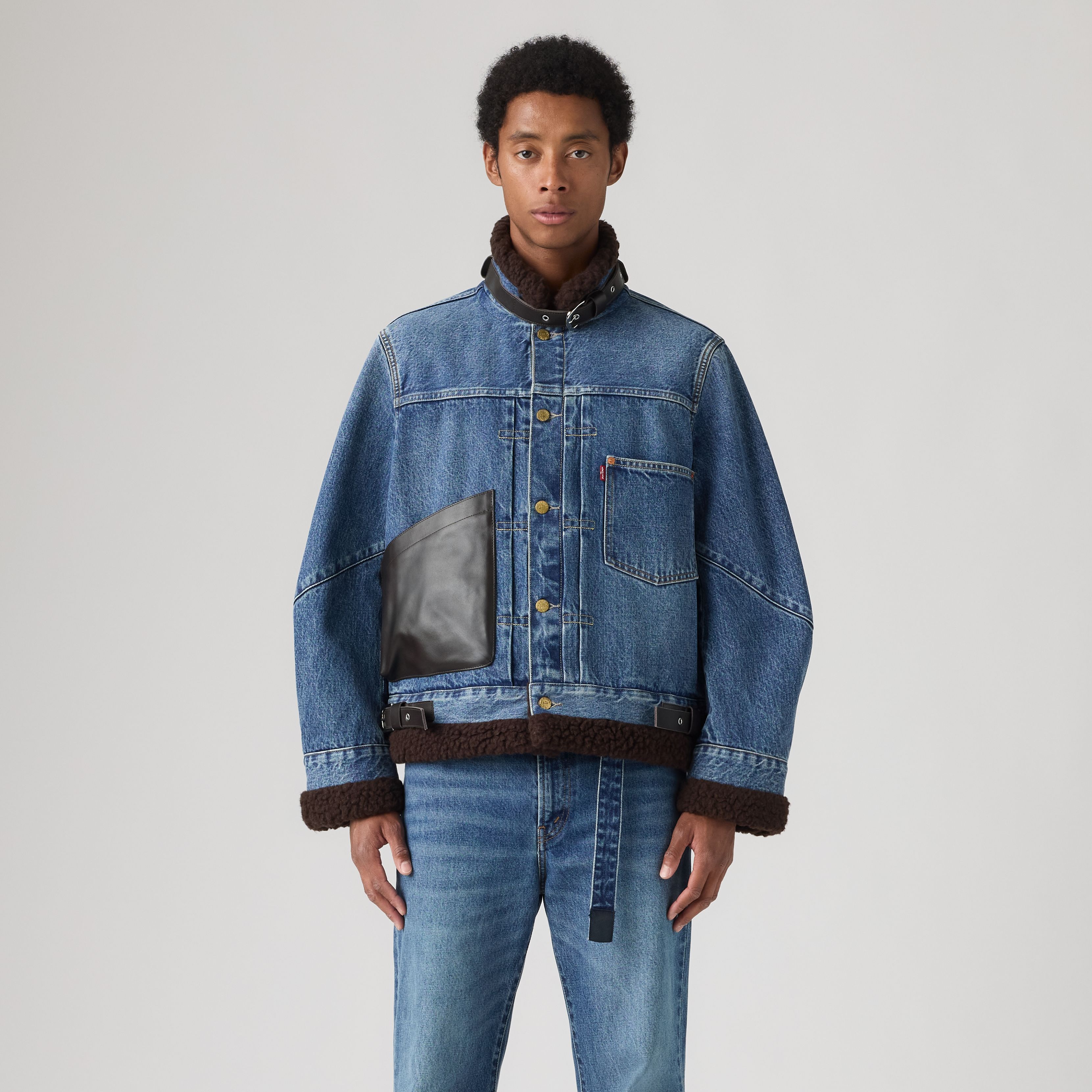 Levi’s® x sacai Herren Sherpa-Jacke 4