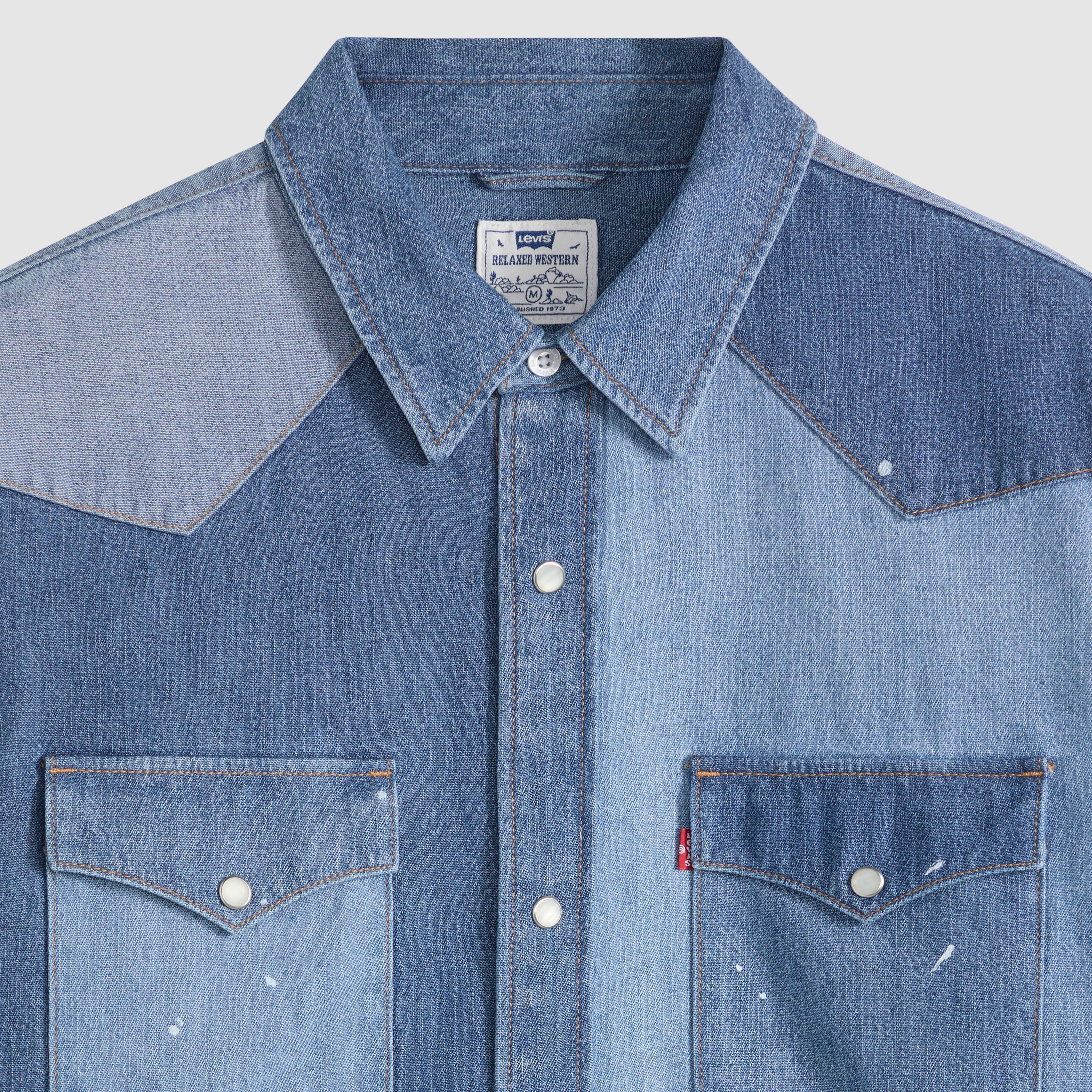 Front Yoke Relaxed Western Shirt 6