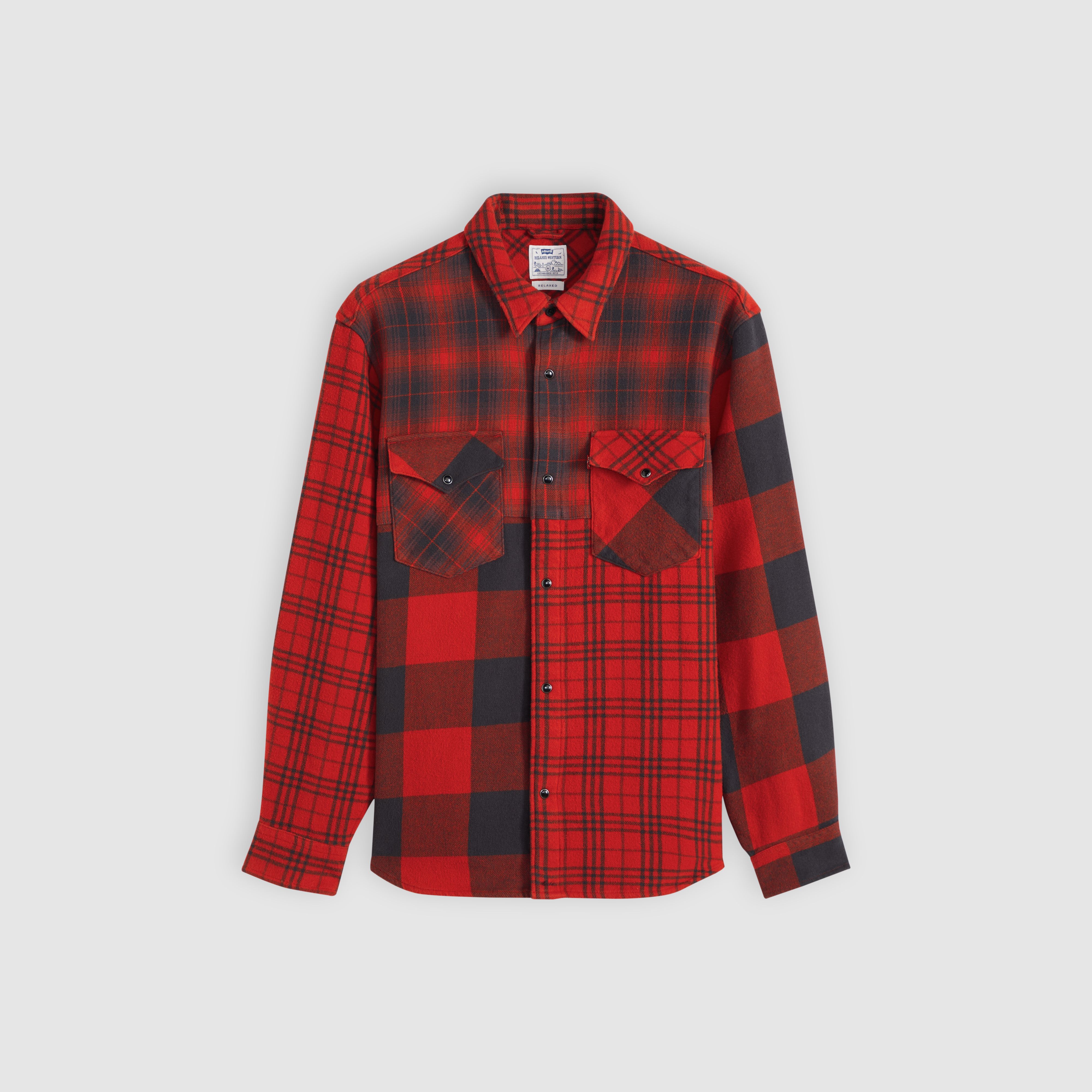 Relaxed Pieced Westernhemd 5