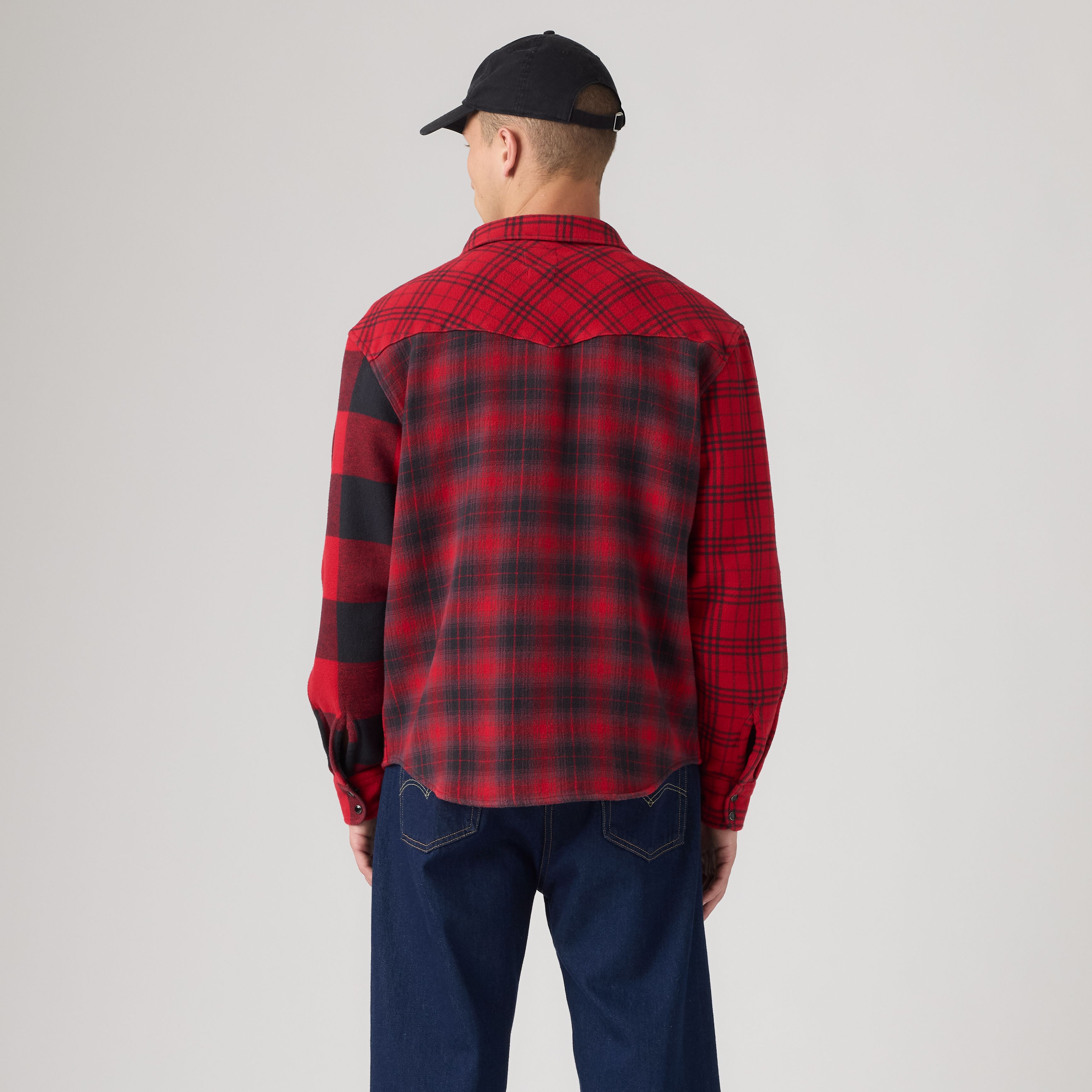 Pieced Relaxed Western Shirt 4