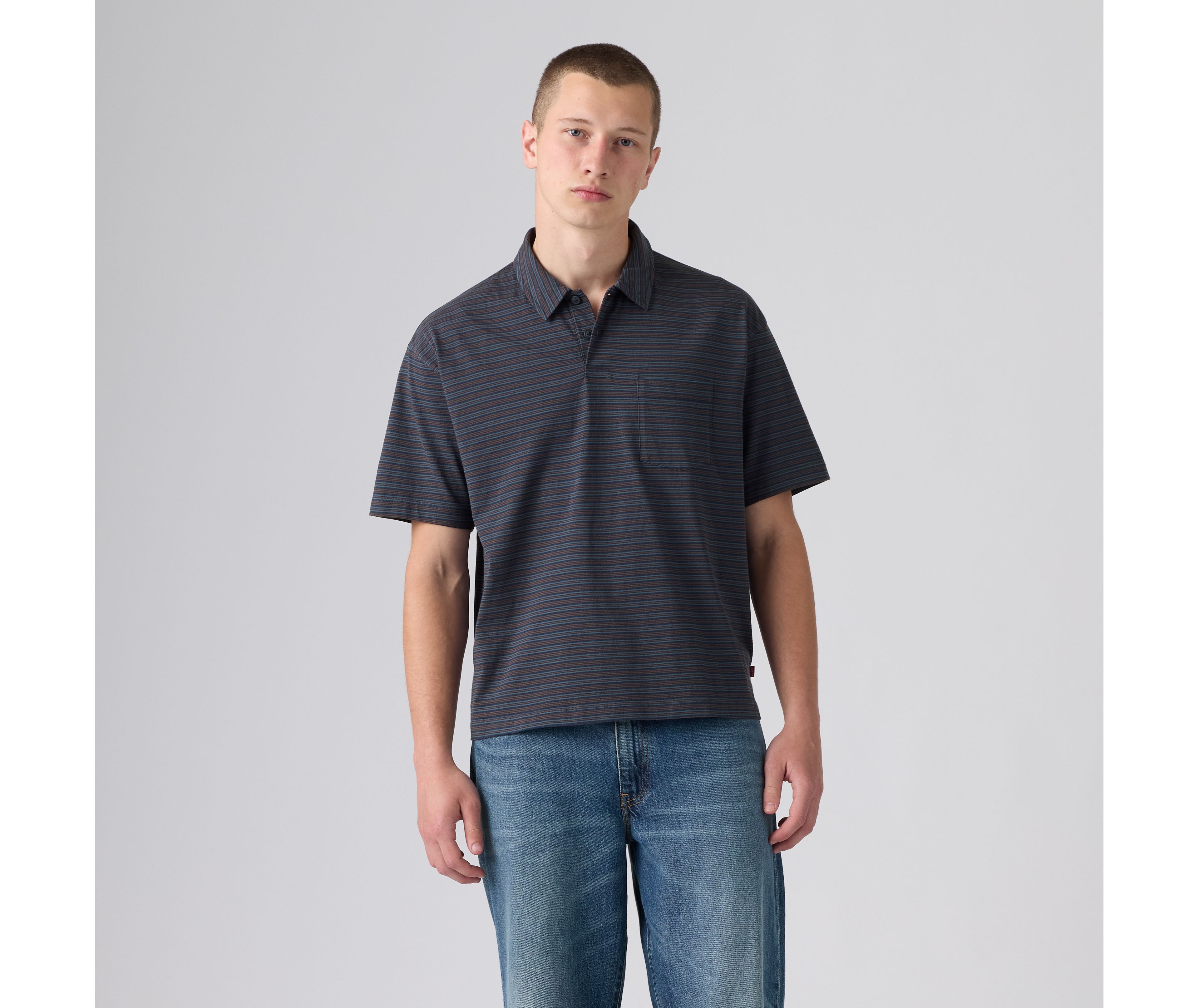 Finn Boxy One Pocket Polo