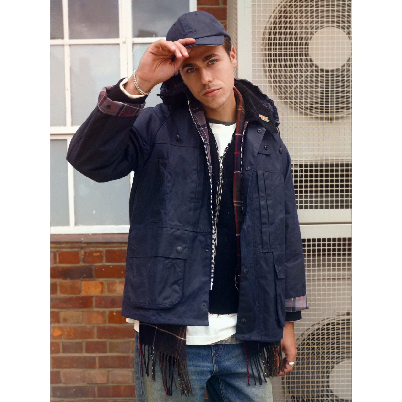 Levi's® x Barbour Oversized Bedale Waxed Jacket
